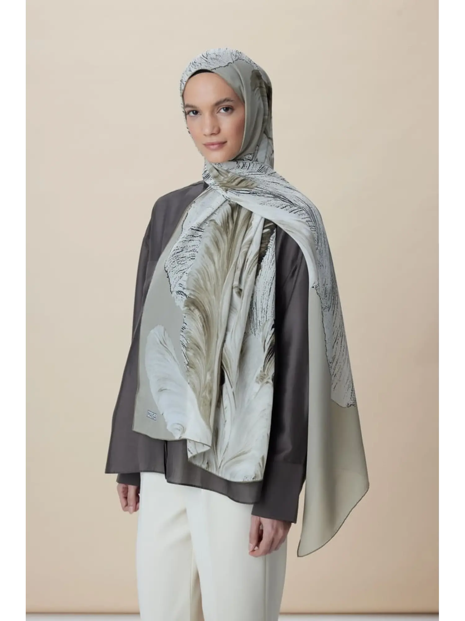 Maisa Yakamoz Krep İpek Şal 70x190