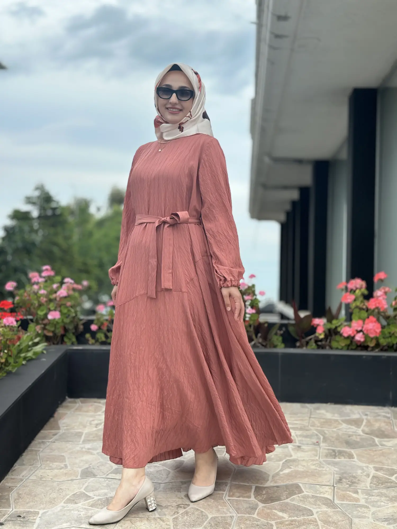 Misswhence Parça Detaylı Viscon Tencel Elbise 39844