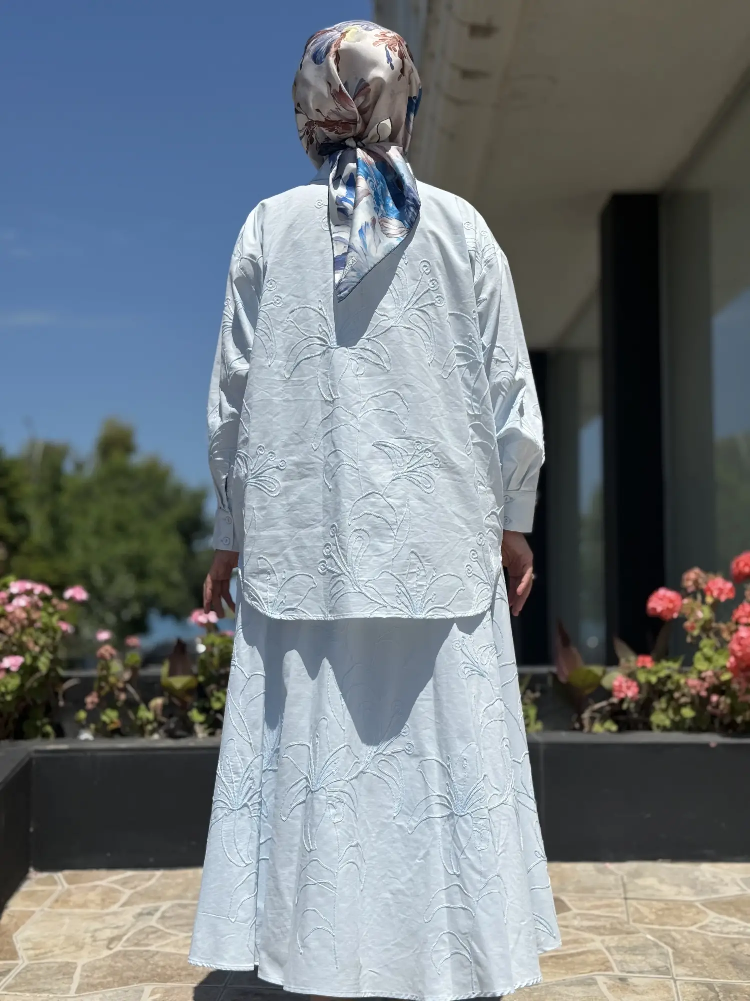 Kahma Nakış İşlemeli Etek