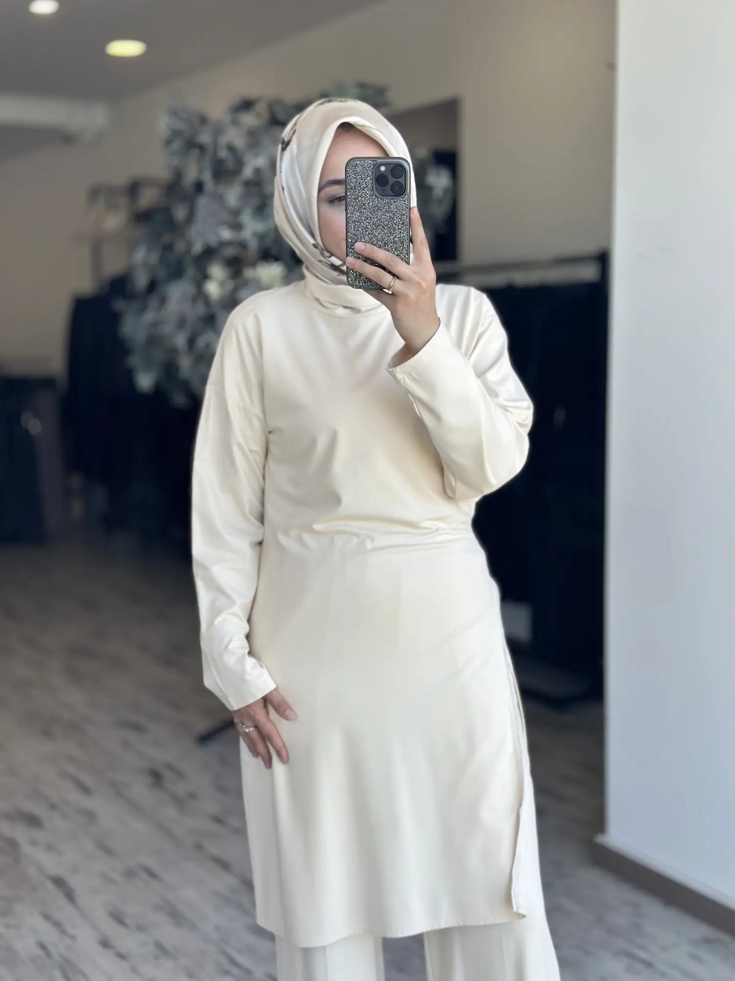 Qupra Maxi Tunik Pantolon Takım QAY62110