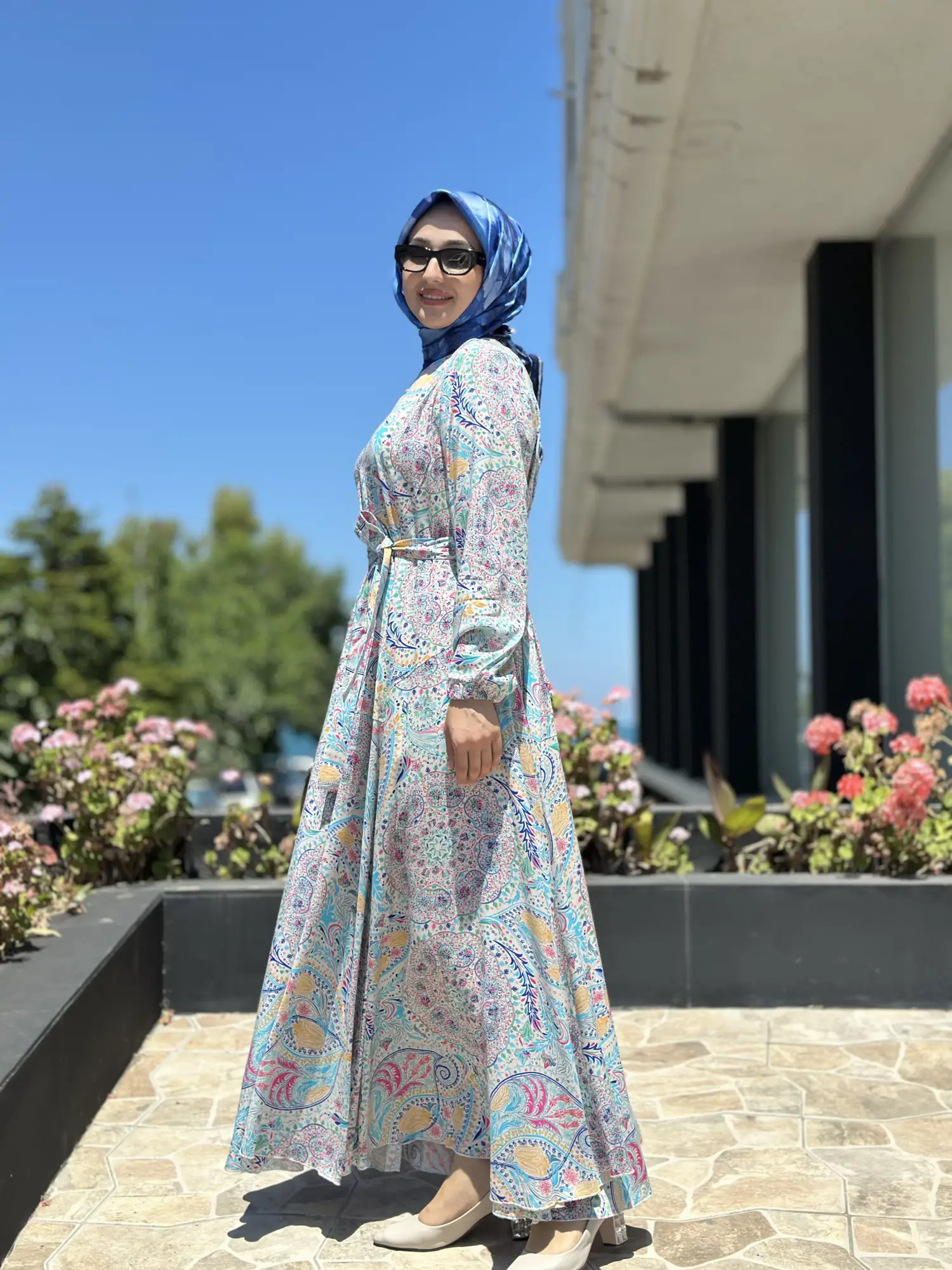 Misswhence Parça Detaylı Viscon Tencel Elbise 39844