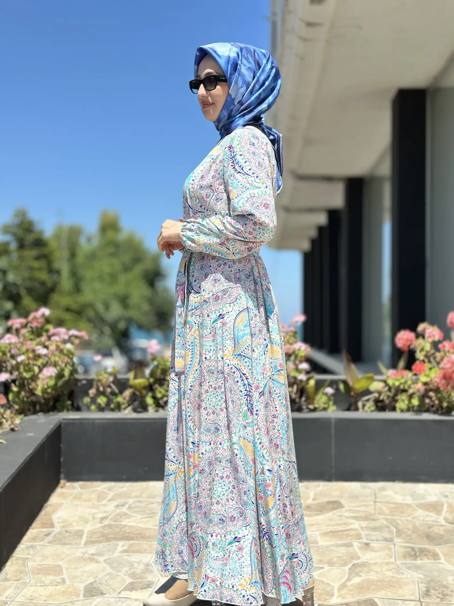 Misswhence Parça Detaylı Viscon Tencel Elbise 39844