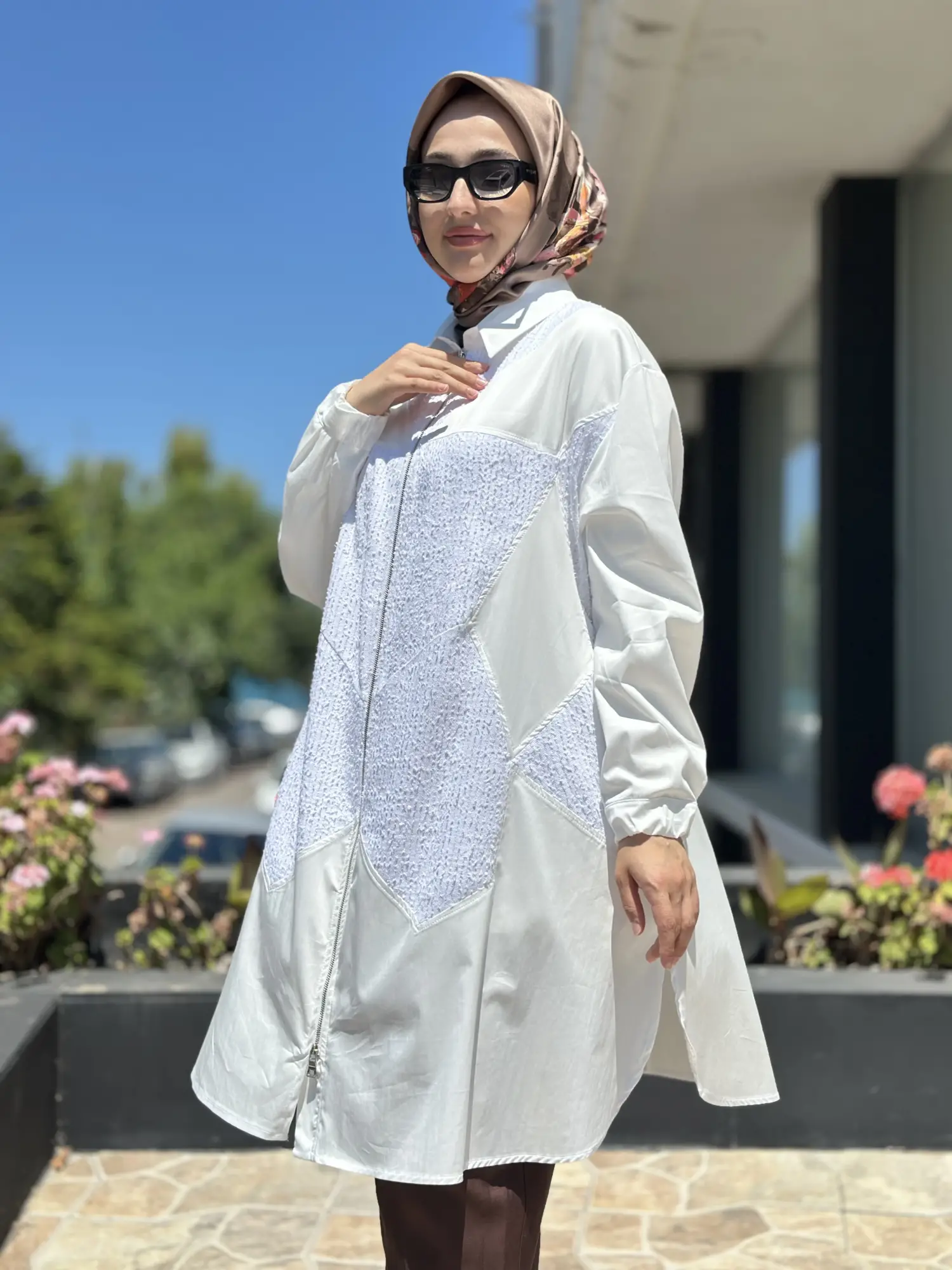 Misswhence Kumaş Ve Payet Detaylı Fermuarlı Kap 39403