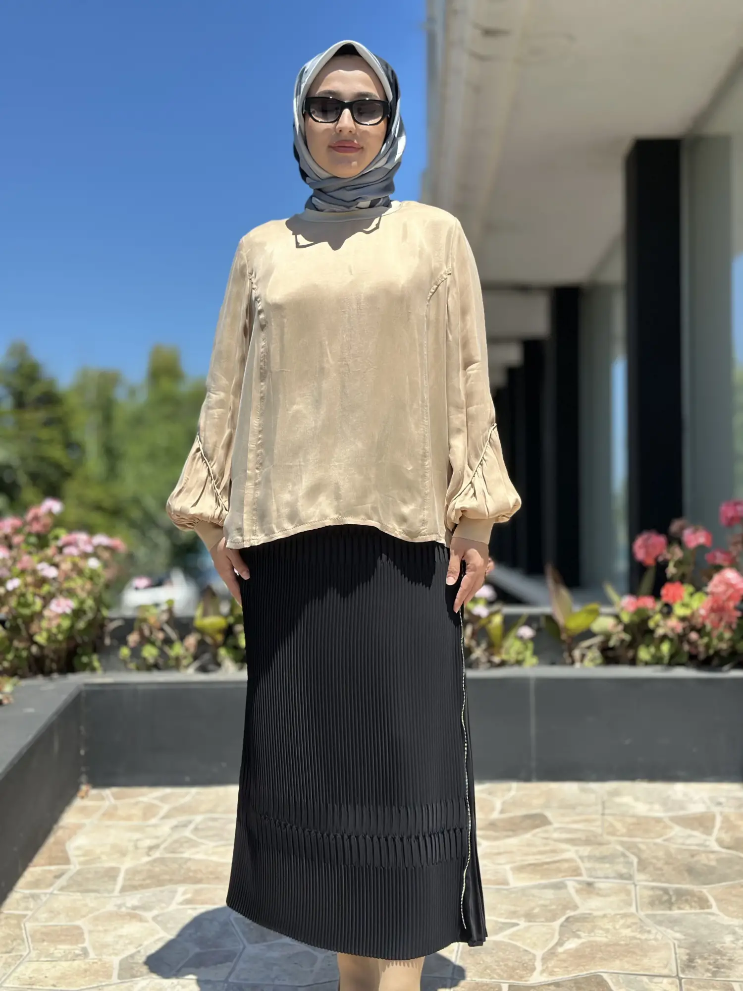 Misswhence Fermuarlı Pliseli Etek 39921