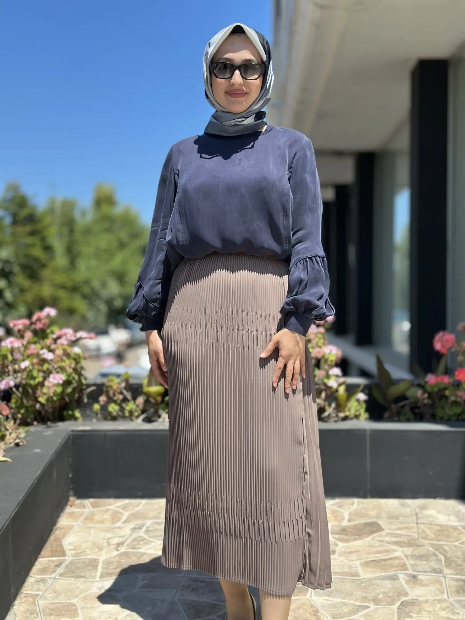 Misswhence Fermuarlı Pliseli Etek 39921