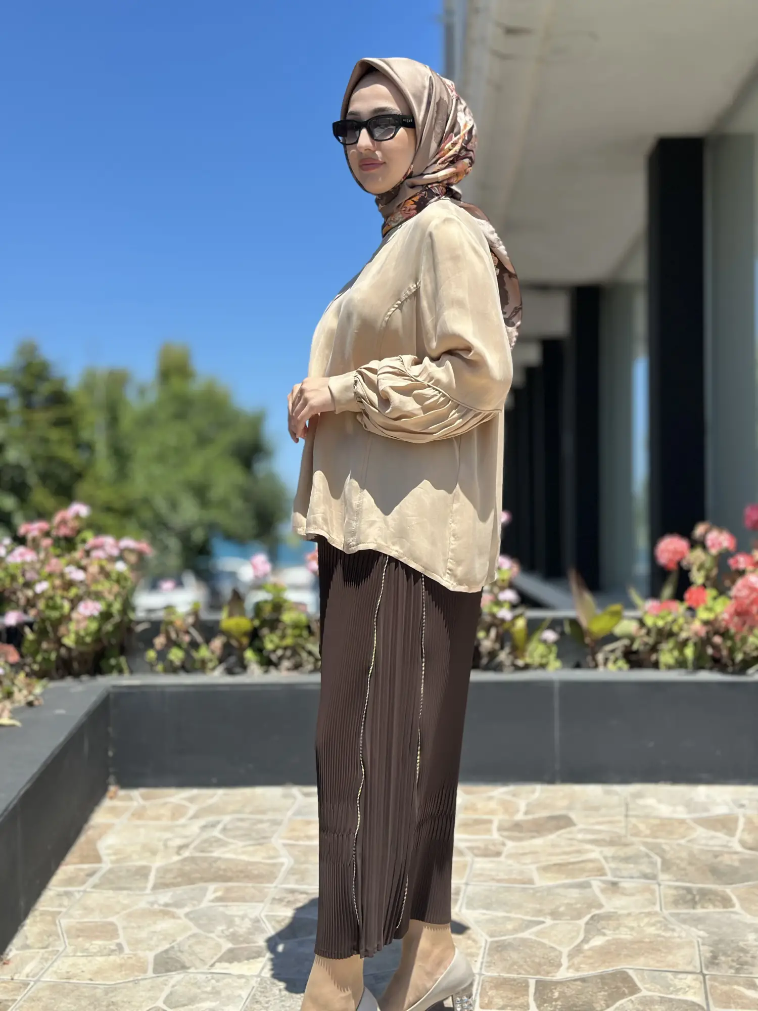 Misswhence Fermuarlı Pliseli Etek 39921