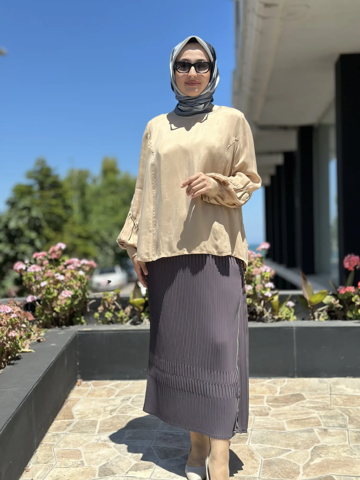 Misswhence Fermuarlı Pliseli Etek 39921