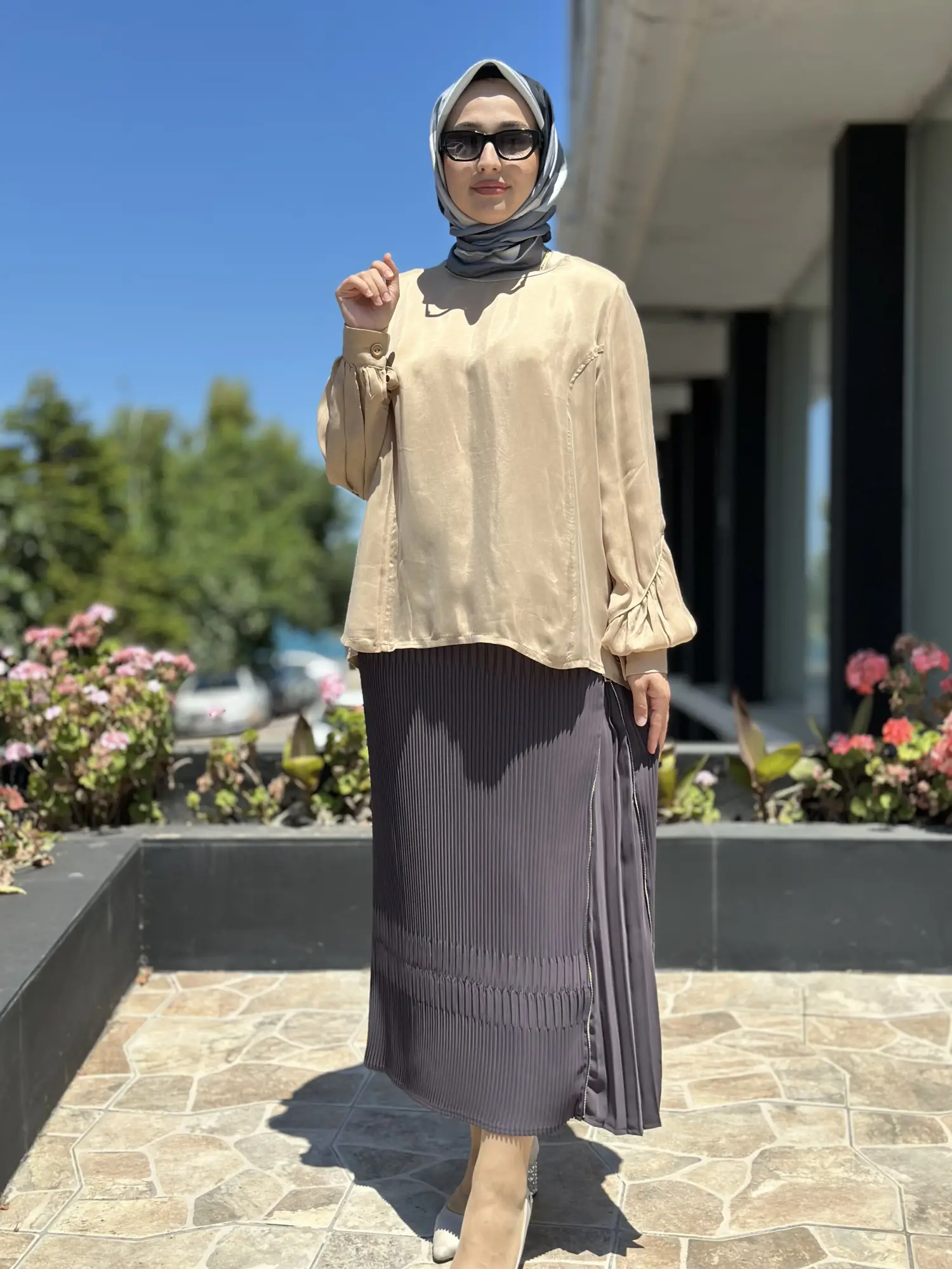 Misswhence Fermuarlı Pliseli Etek 39921