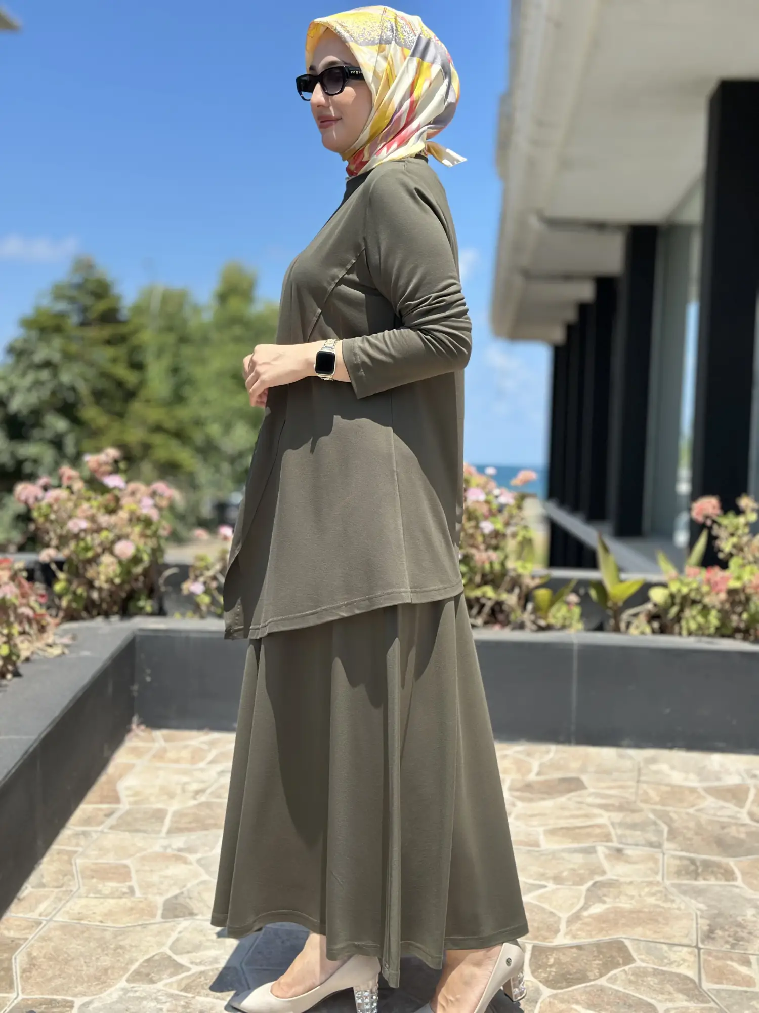 Almarwah Viscon Tunik Etek Takım 202968