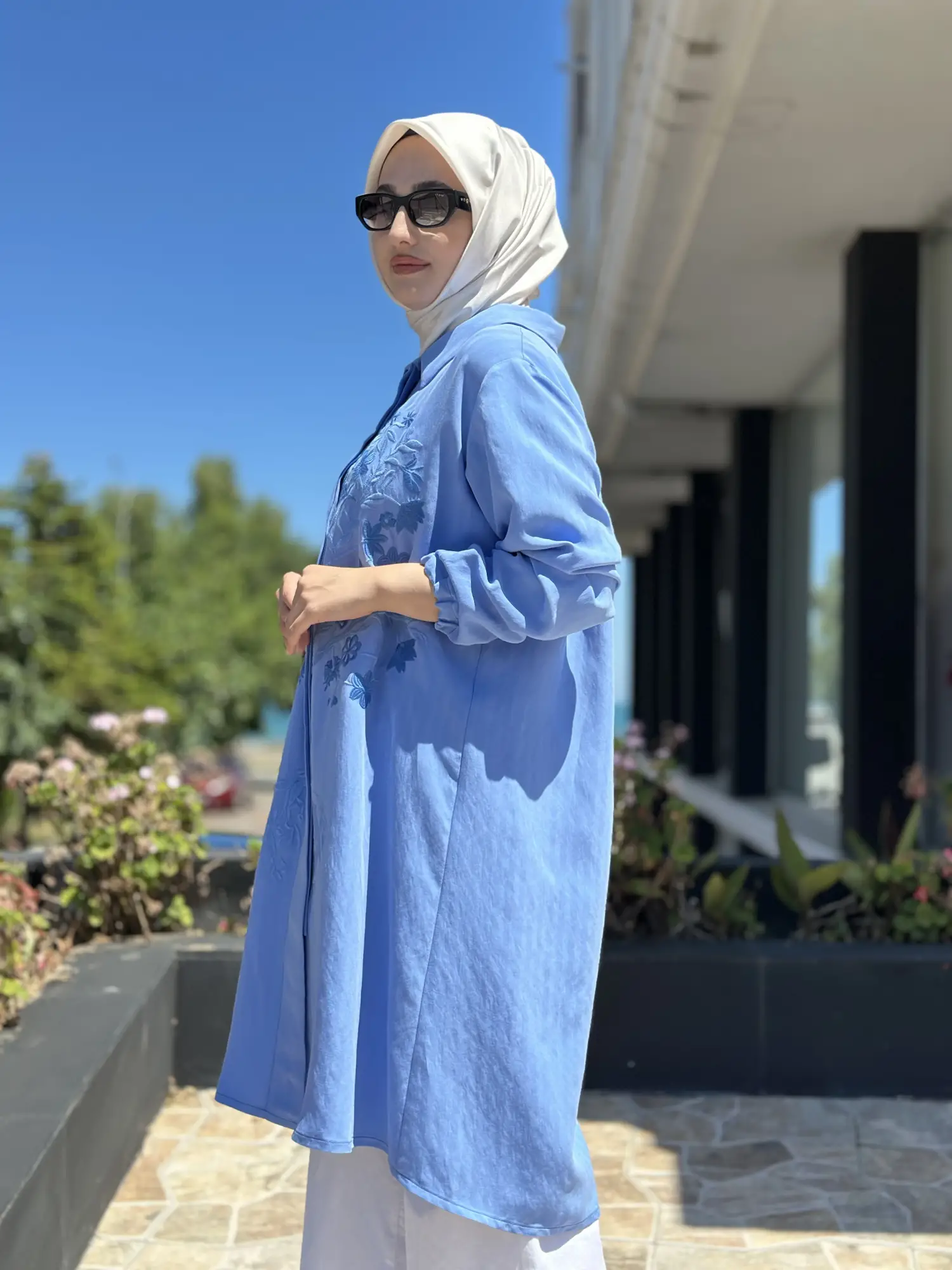 Misswhence Nakış Detaylı Tensel Kap/Gömlek 39308