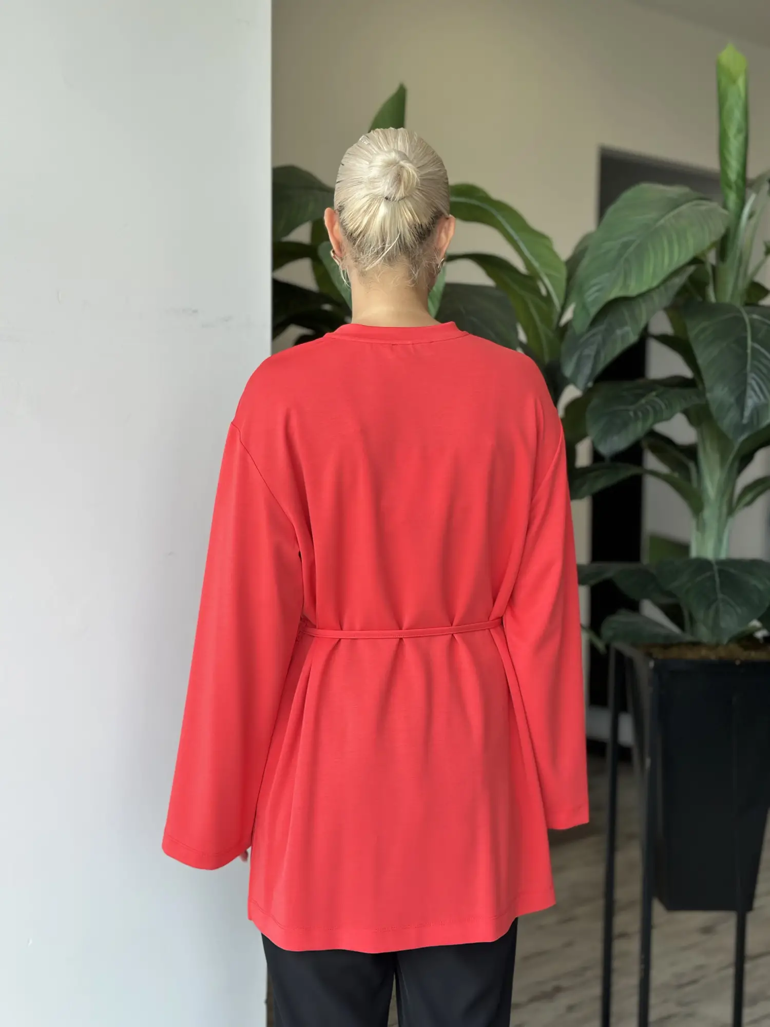 Kayra İp Kemerli Modal Sweatshirt KA31009