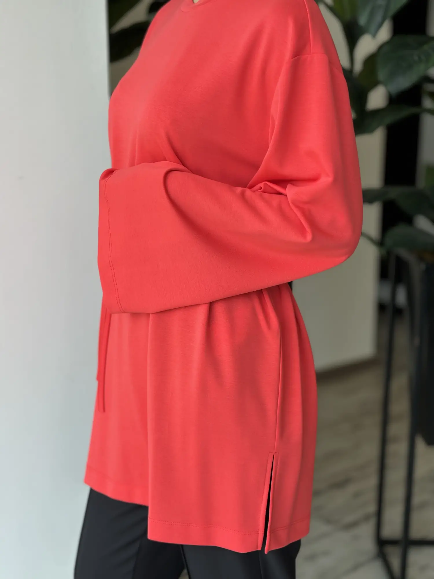 Kayra İp Kemerli Modal Sweatshirt KA31009