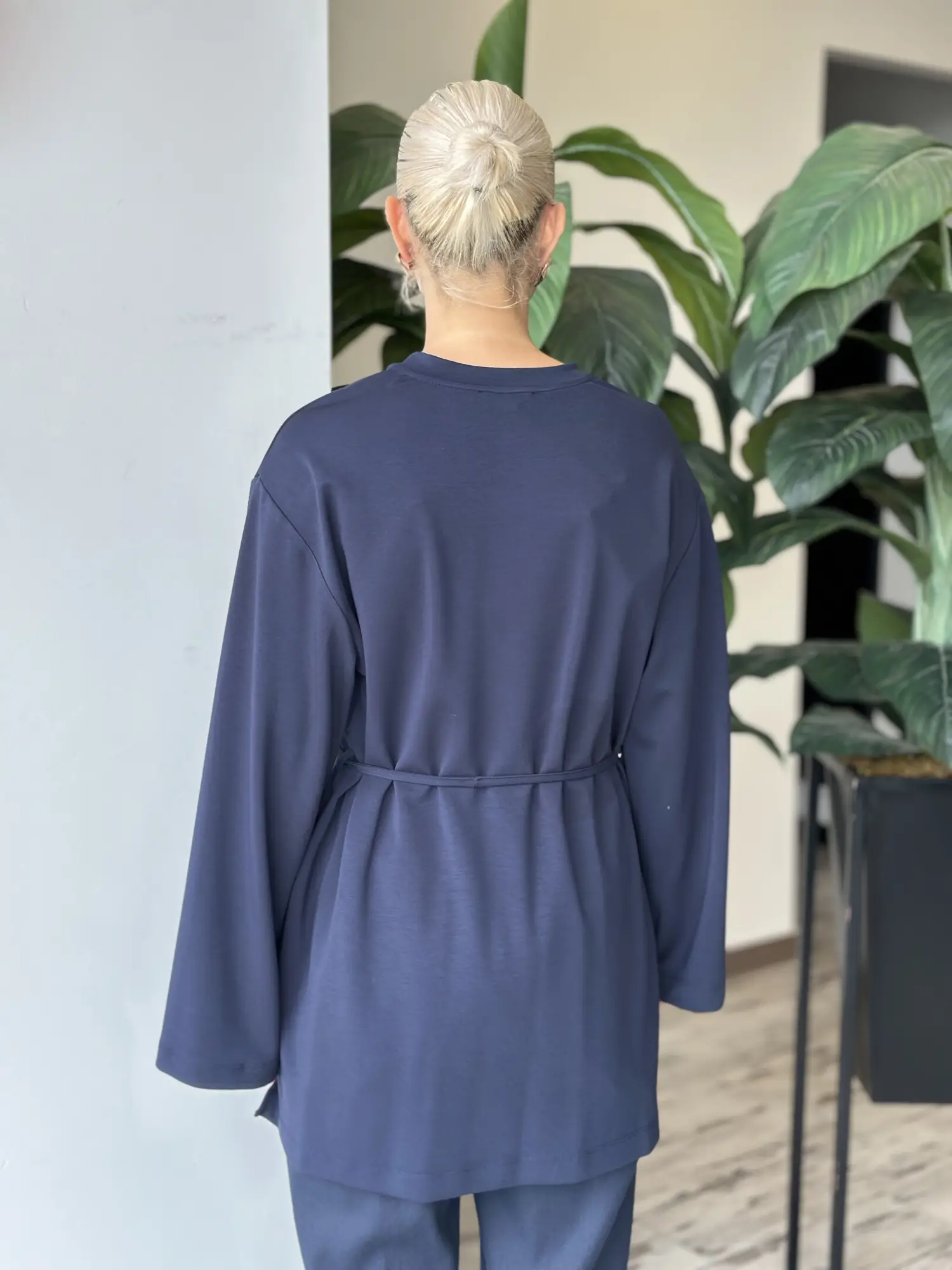 Kayra İp Kemerli Modal Sweatshirt KA31009