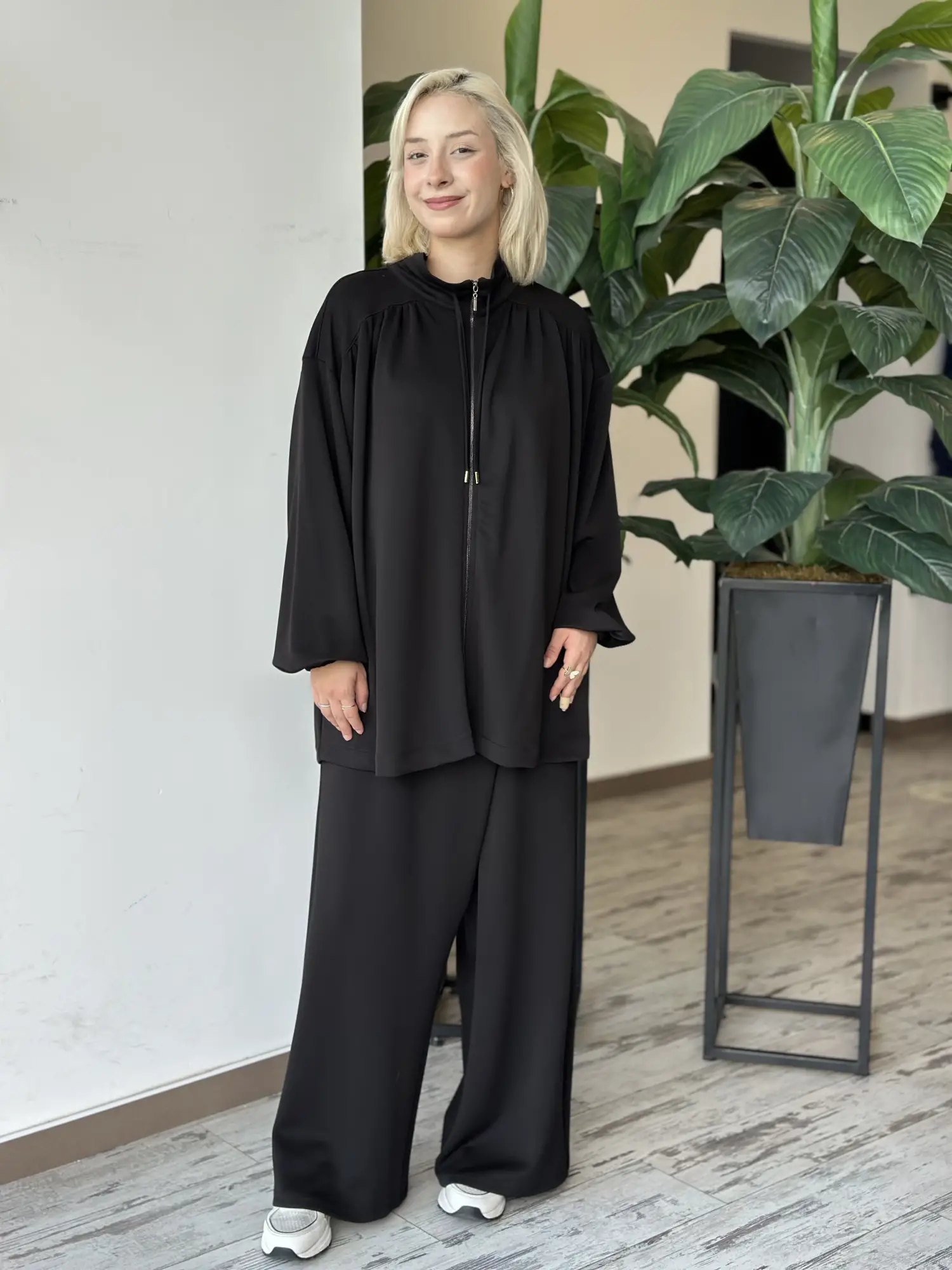 Almarwah Üçlü Kap Tunik Pantolon Takım 203078