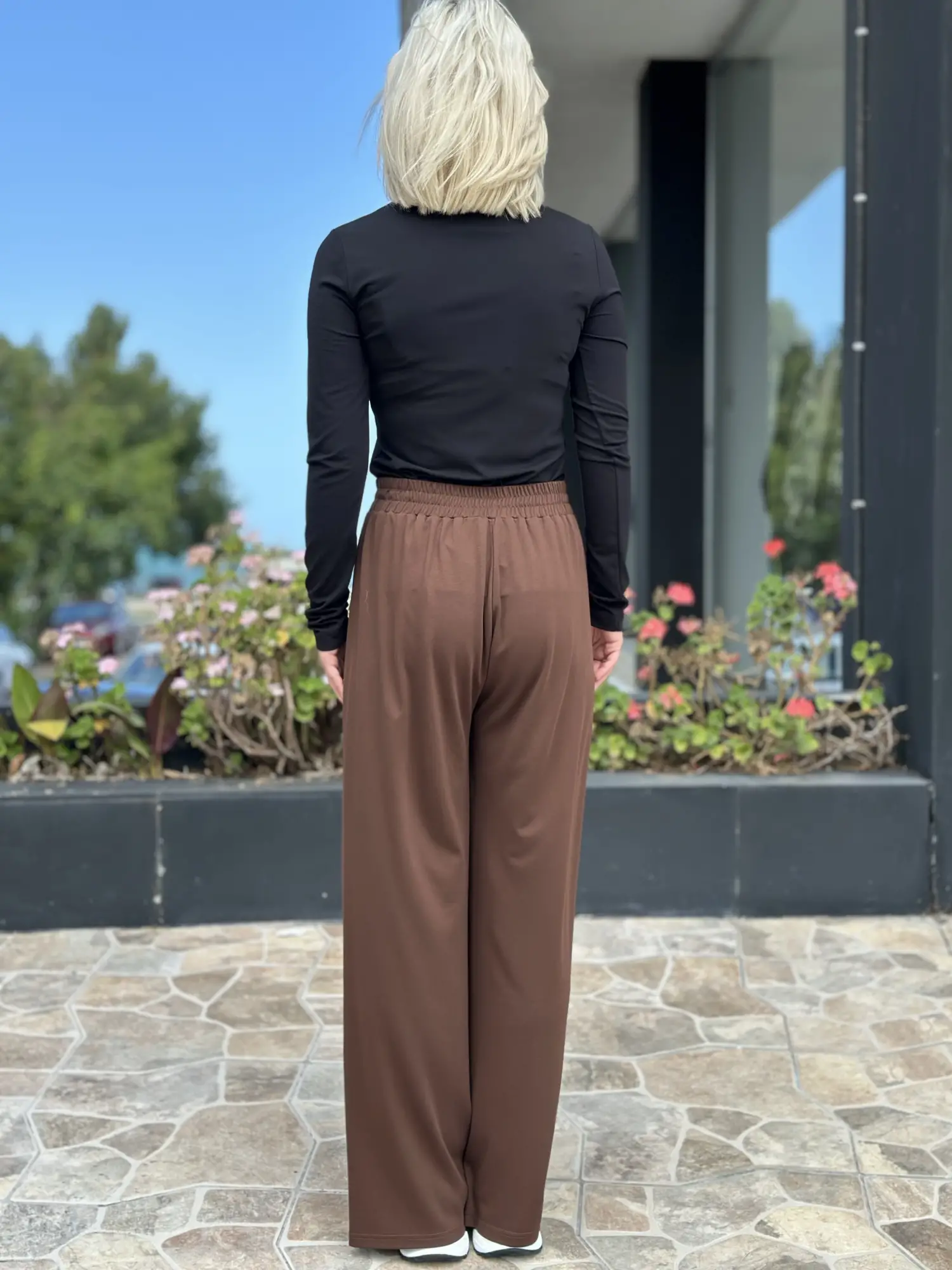 Almarwah Beli Lastikli Rahat Viscon Pantolon 606127