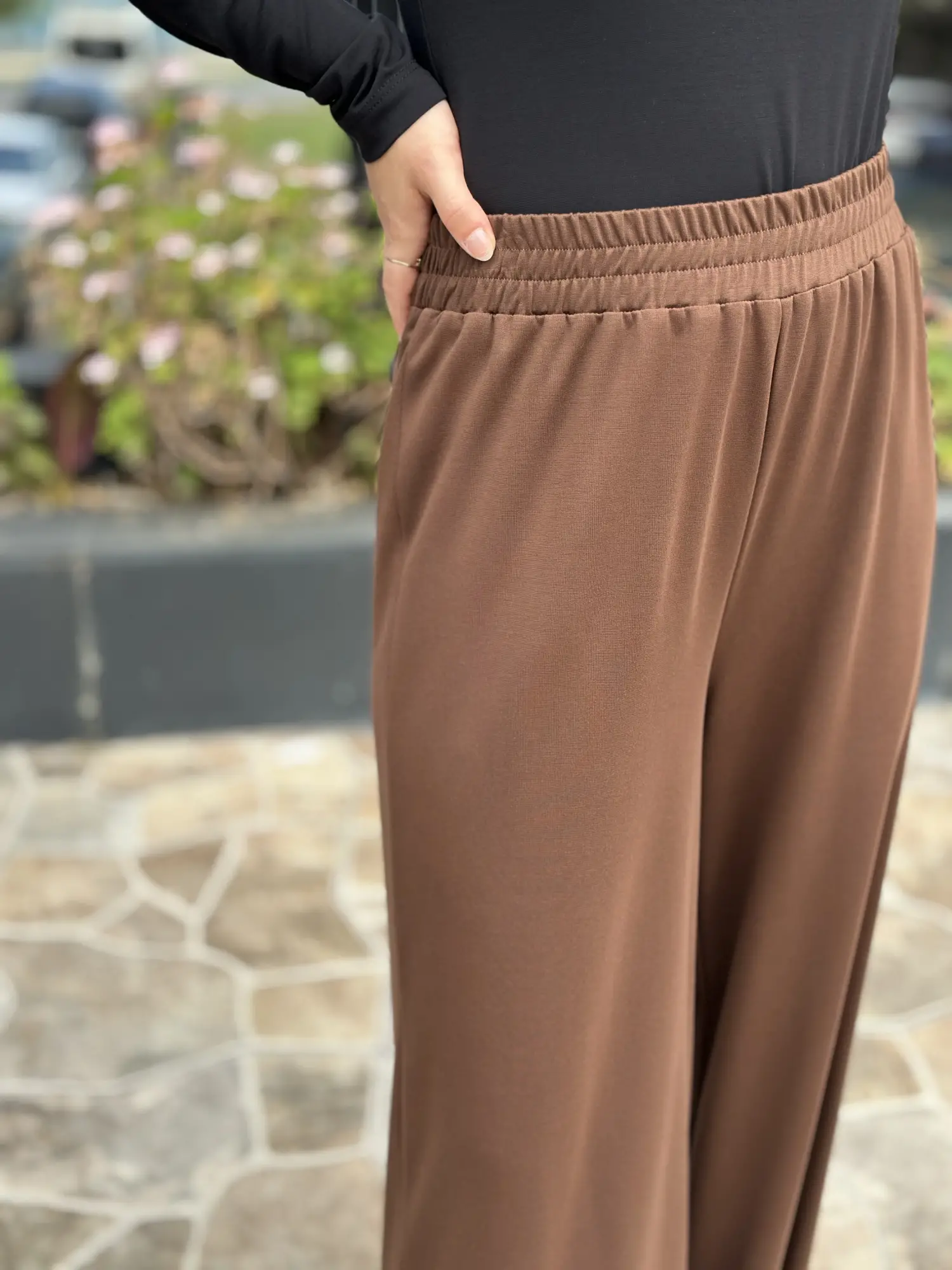 Almarwah Beli Lastikli Rahat Viscon Pantolon 606127
