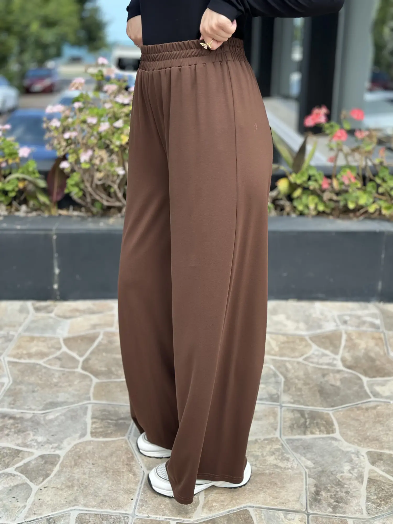 Almarwah Beli Lastikli Rahat Viscon Pantolon 606127