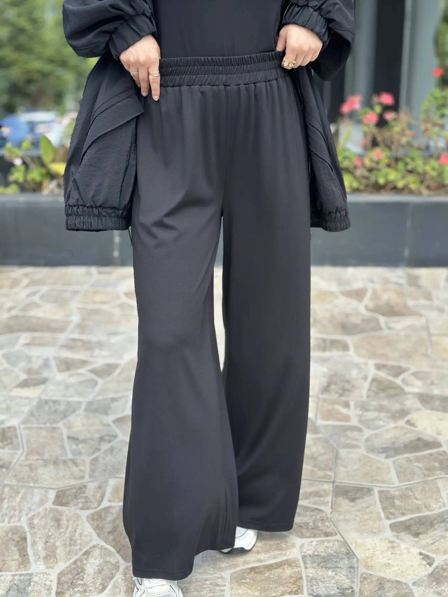 Almarwah Beli Lastikli Rahat Viscon Pantolon 606127
