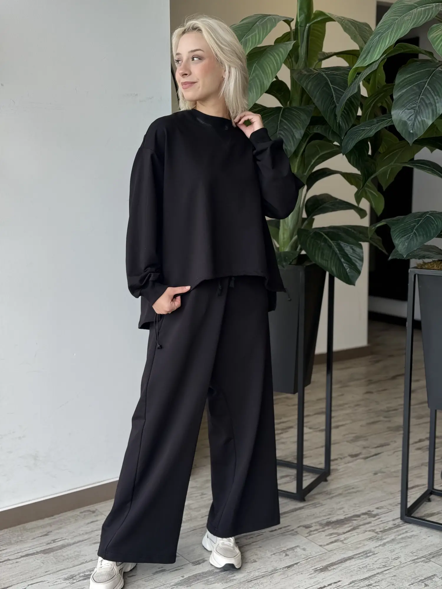 Almarwah Anvelop Detaylı Sweat Pantolon Takım ALL3009