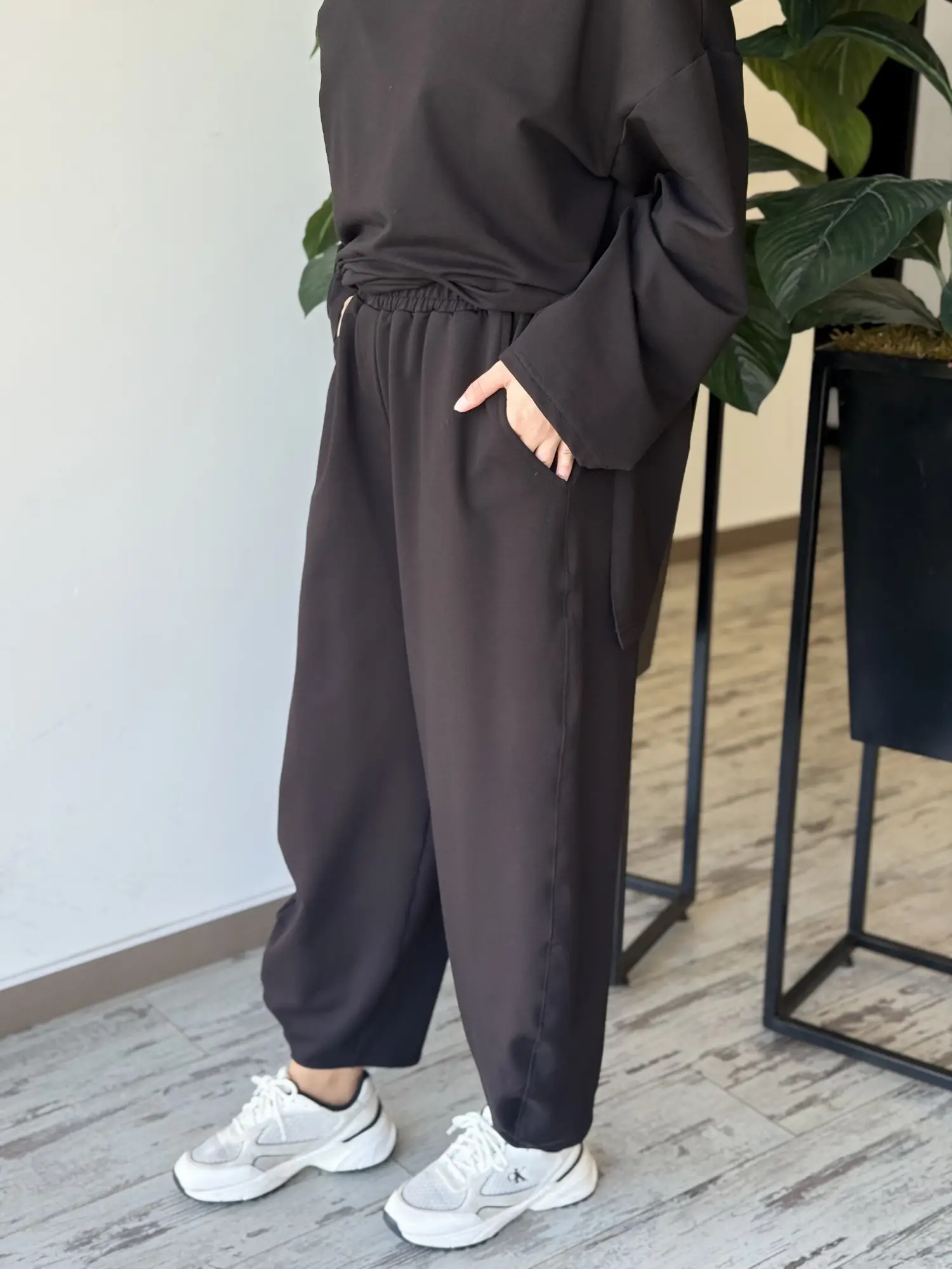 Almarwah Rahat Balon Pantolon Sweat Takım ALL3004