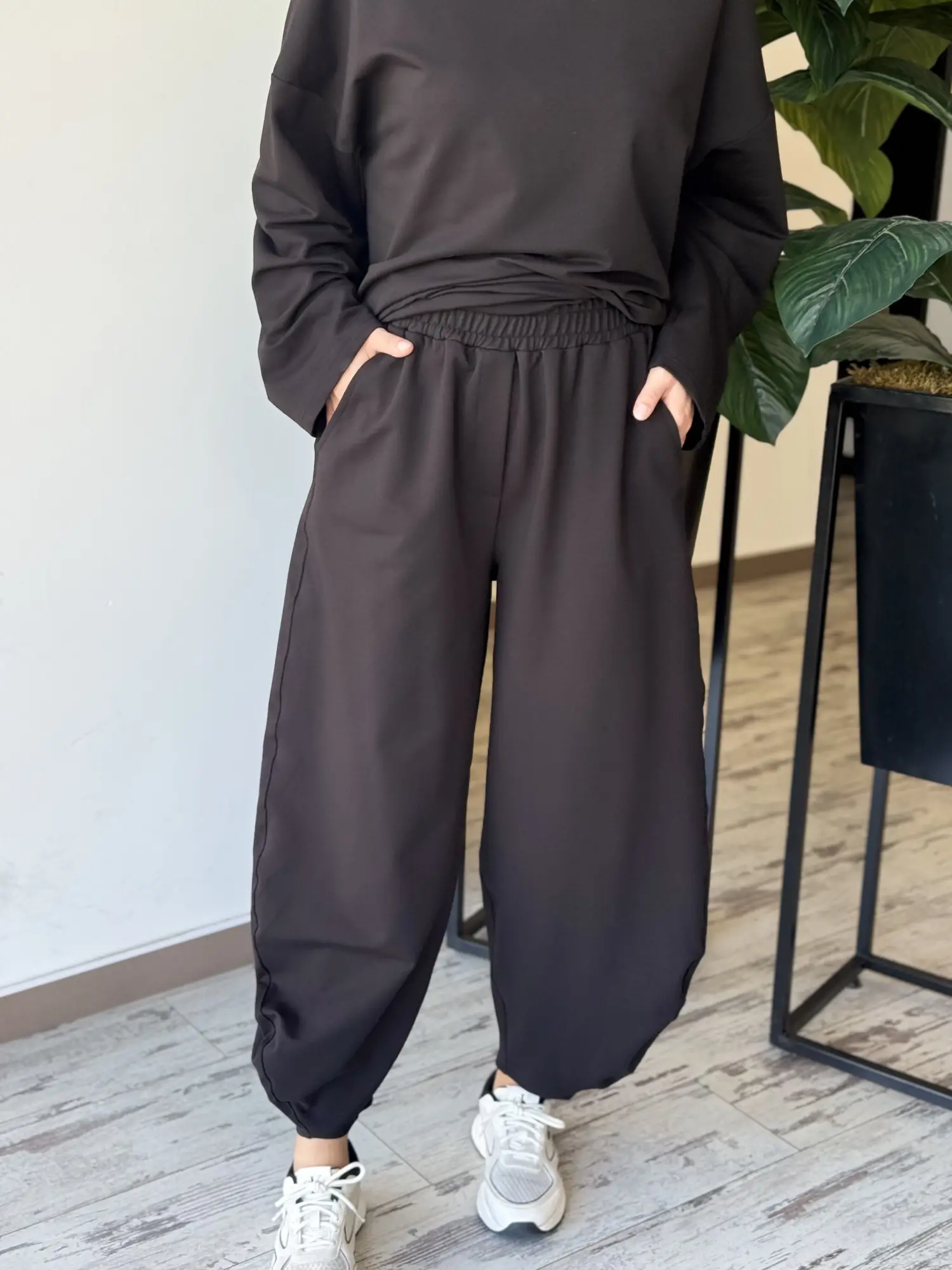 Almarwah Rahat Balon Pantolon Sweat Takım ALL3004