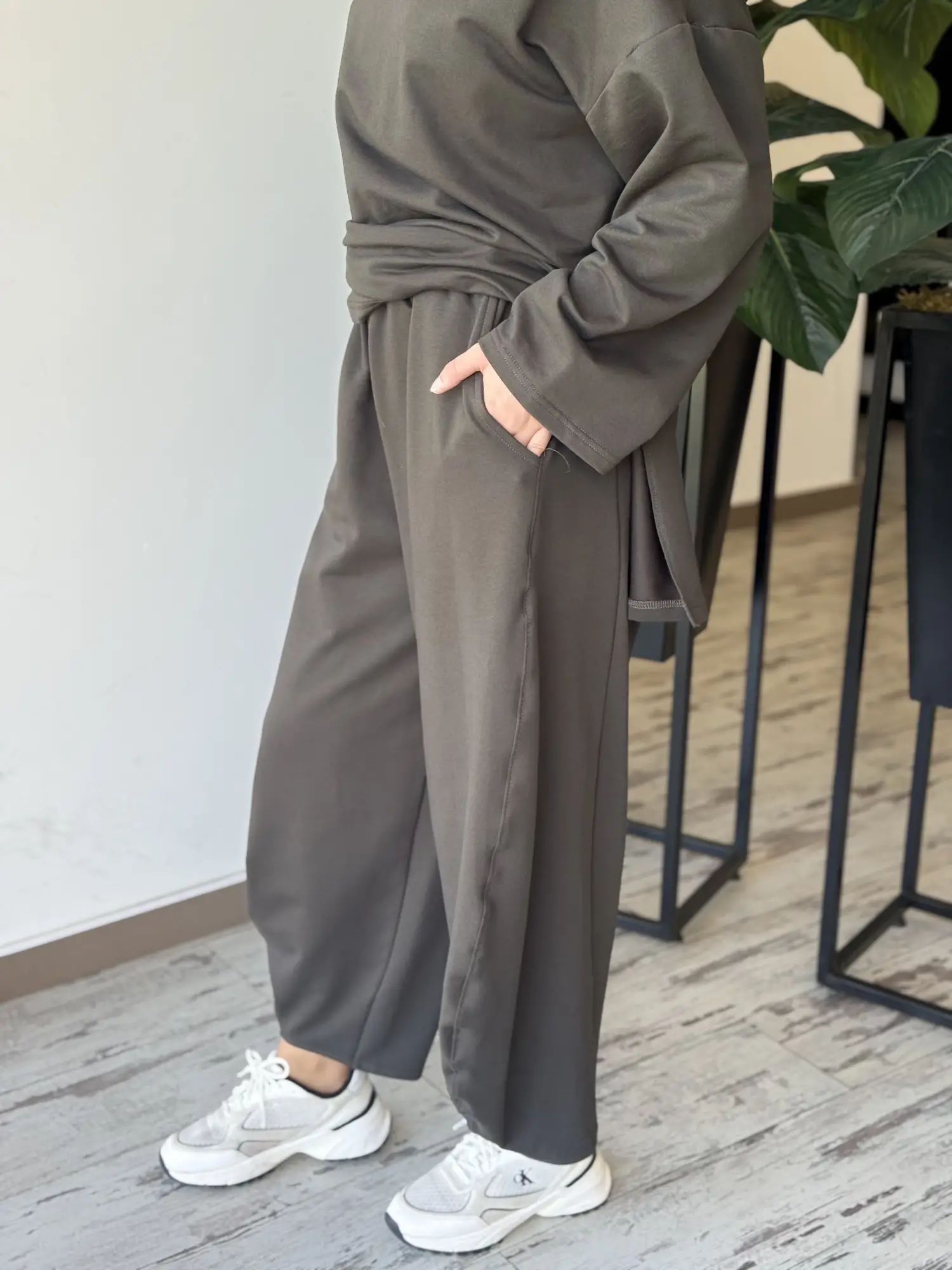 Almarwah Rahat Balon Pantolon Sweat Takım ALL3004