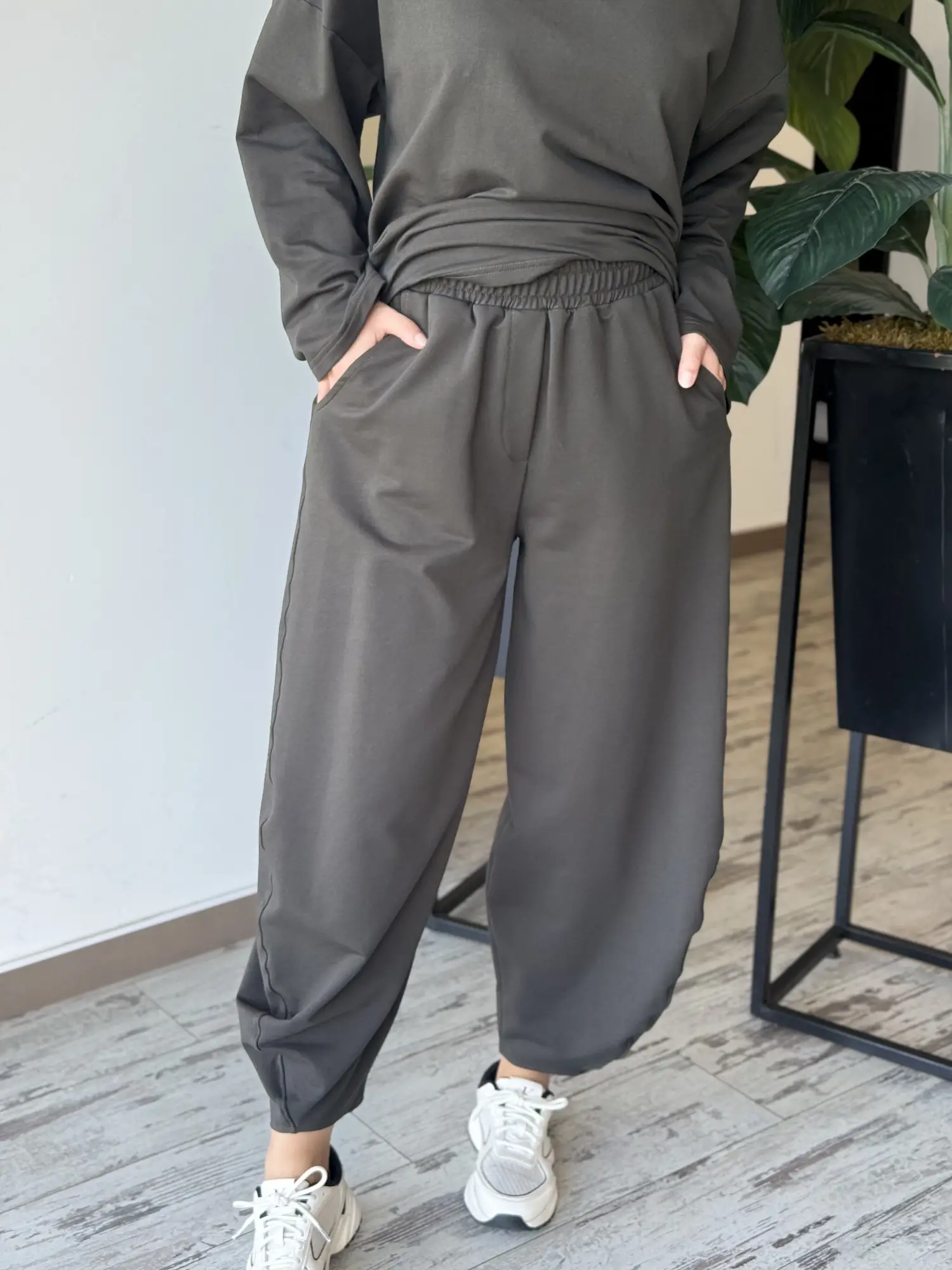 Almarwah Rahat Balon Pantolon Sweat Takım ALL3004