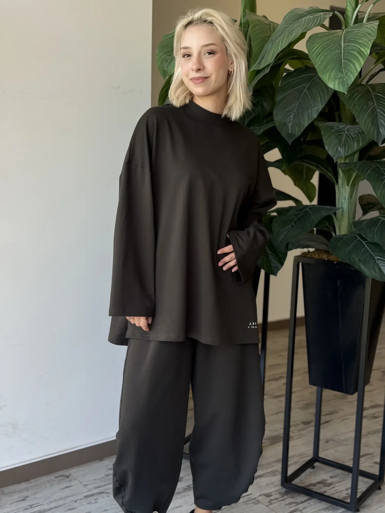 Almarwah Rahat Balon Pantolon Sweat Takım ALL3004
