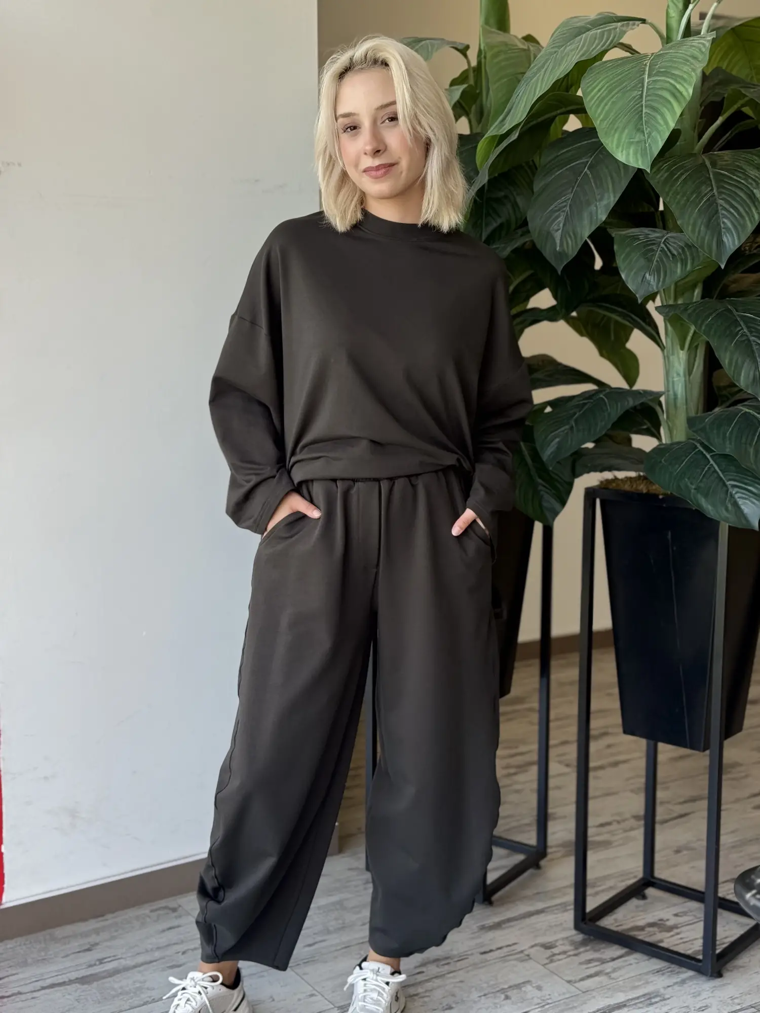 Almarwah Rahat Balon Pantolon Sweat Takım ALL3004