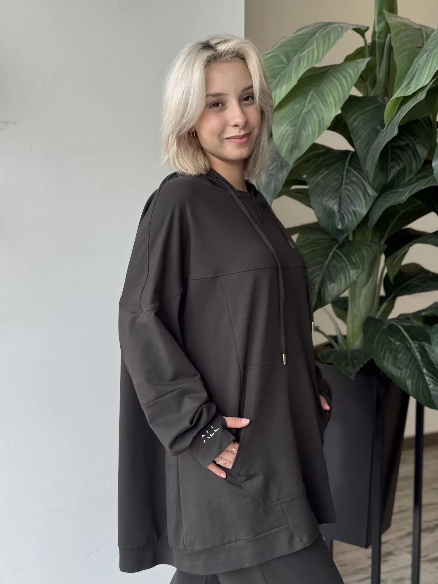 Almarwah Spor Dikiş Detaylı Sweat Pantolon Takım ALL3000