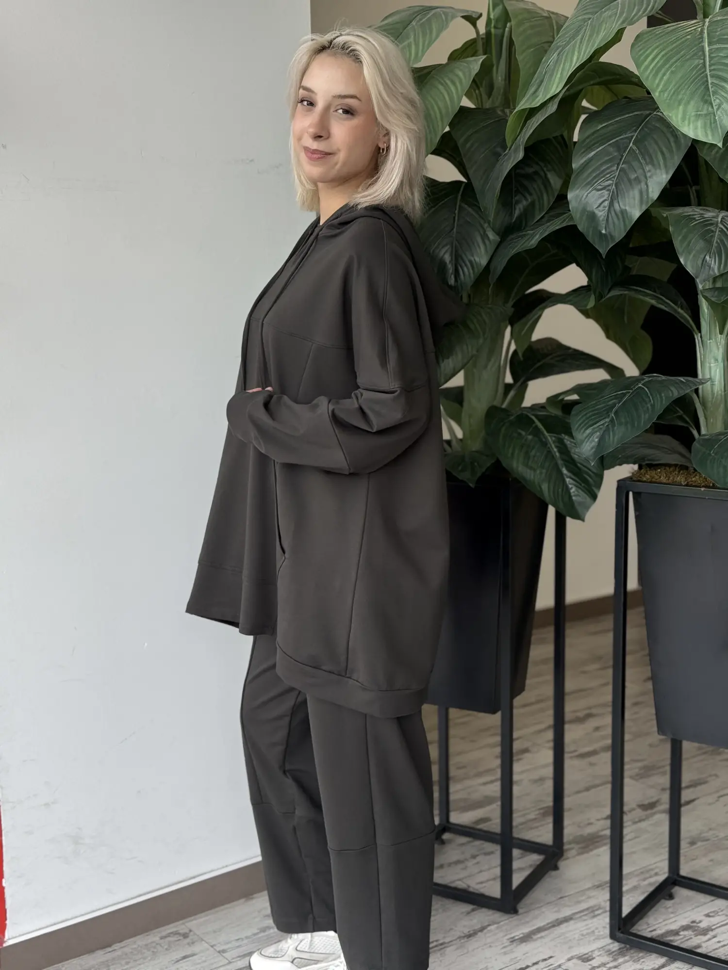 Almarwah Spor Dikiş Detaylı Sweat Pantolon Takım ALL3000