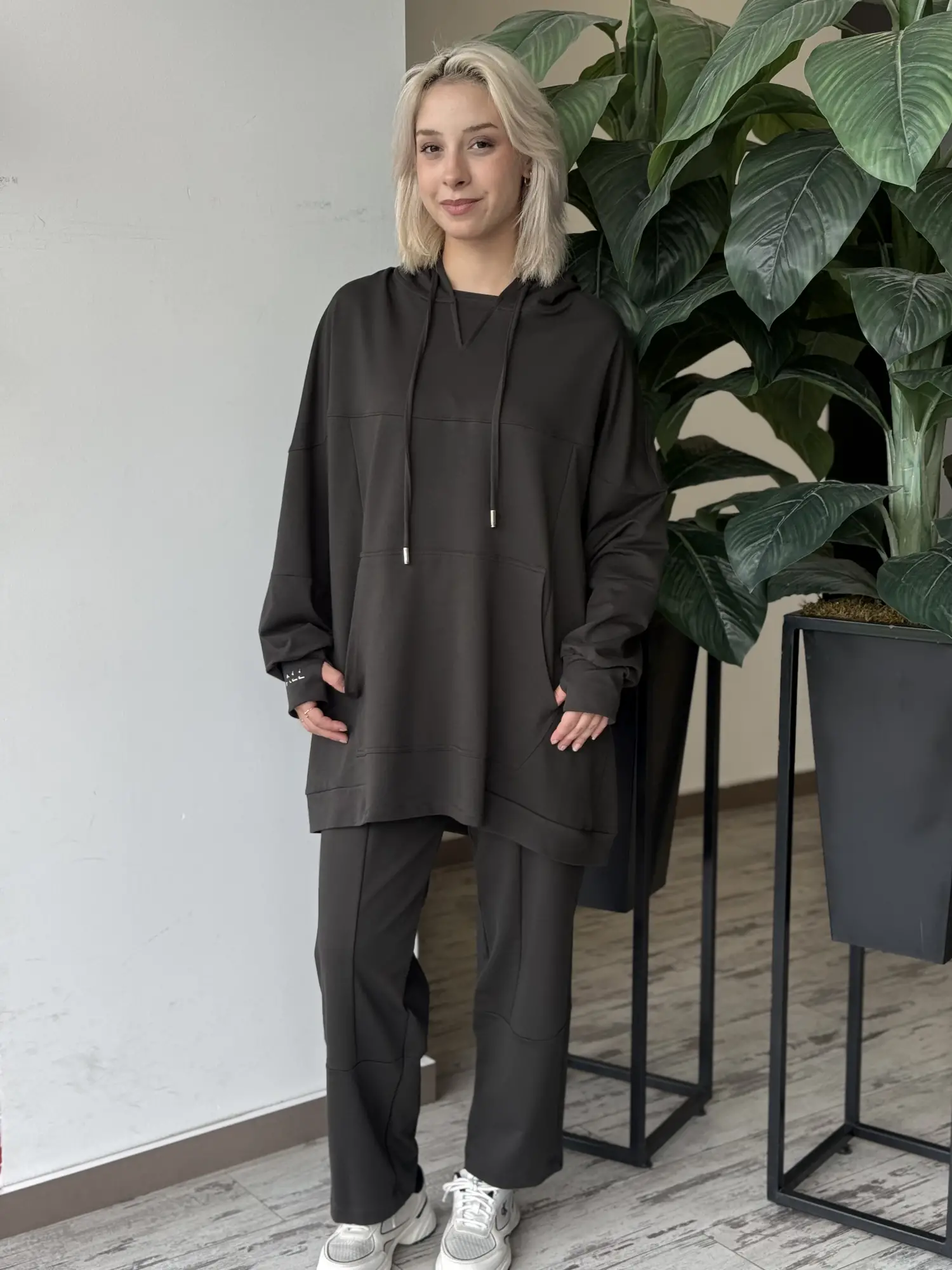 Almarwah Spor Dikiş Detaylı Sweat Pantolon Takım ALL3000