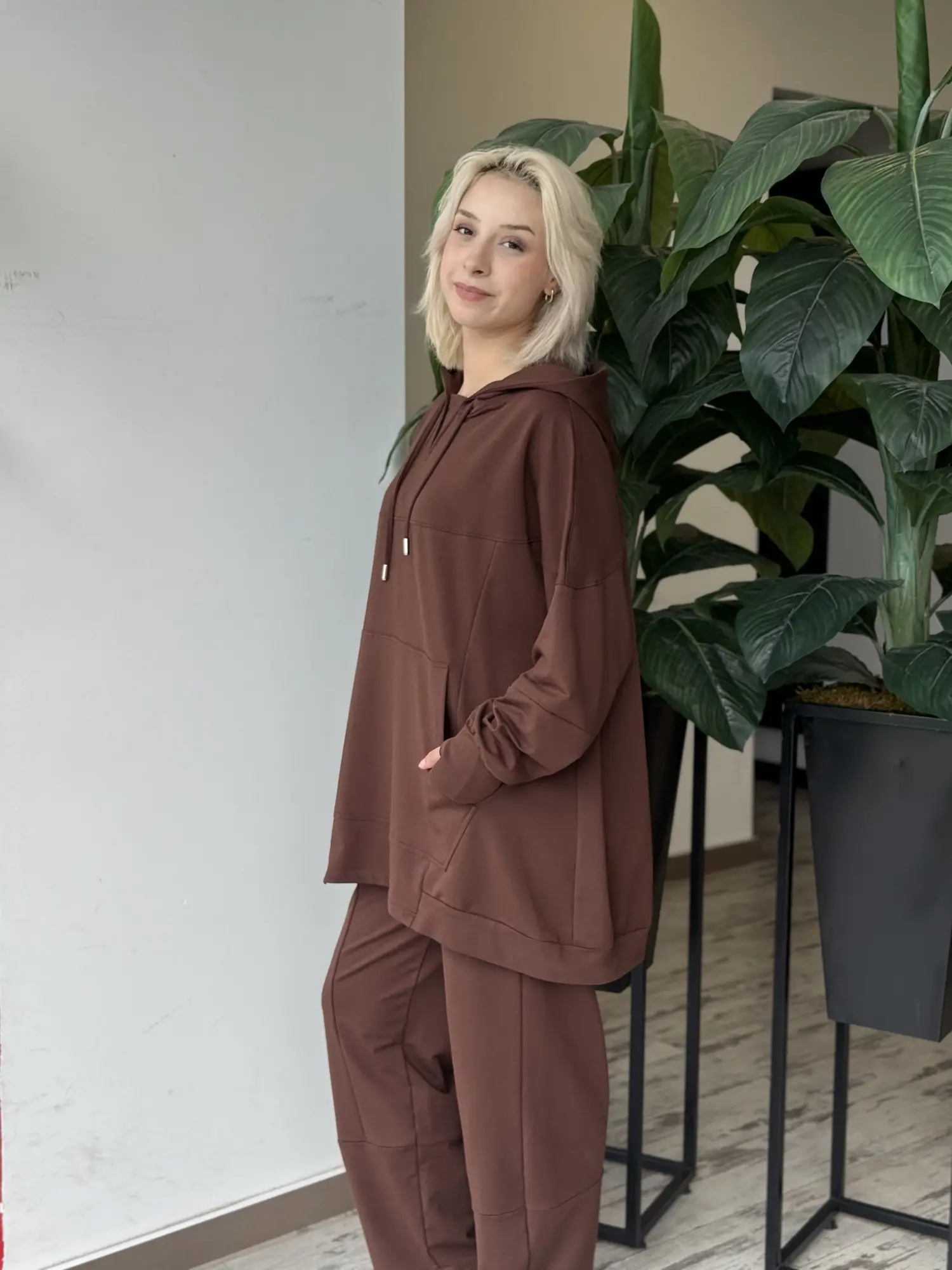 Almarwah Spor Dikiş Detaylı Sweat Pantolon Takım ALL3000