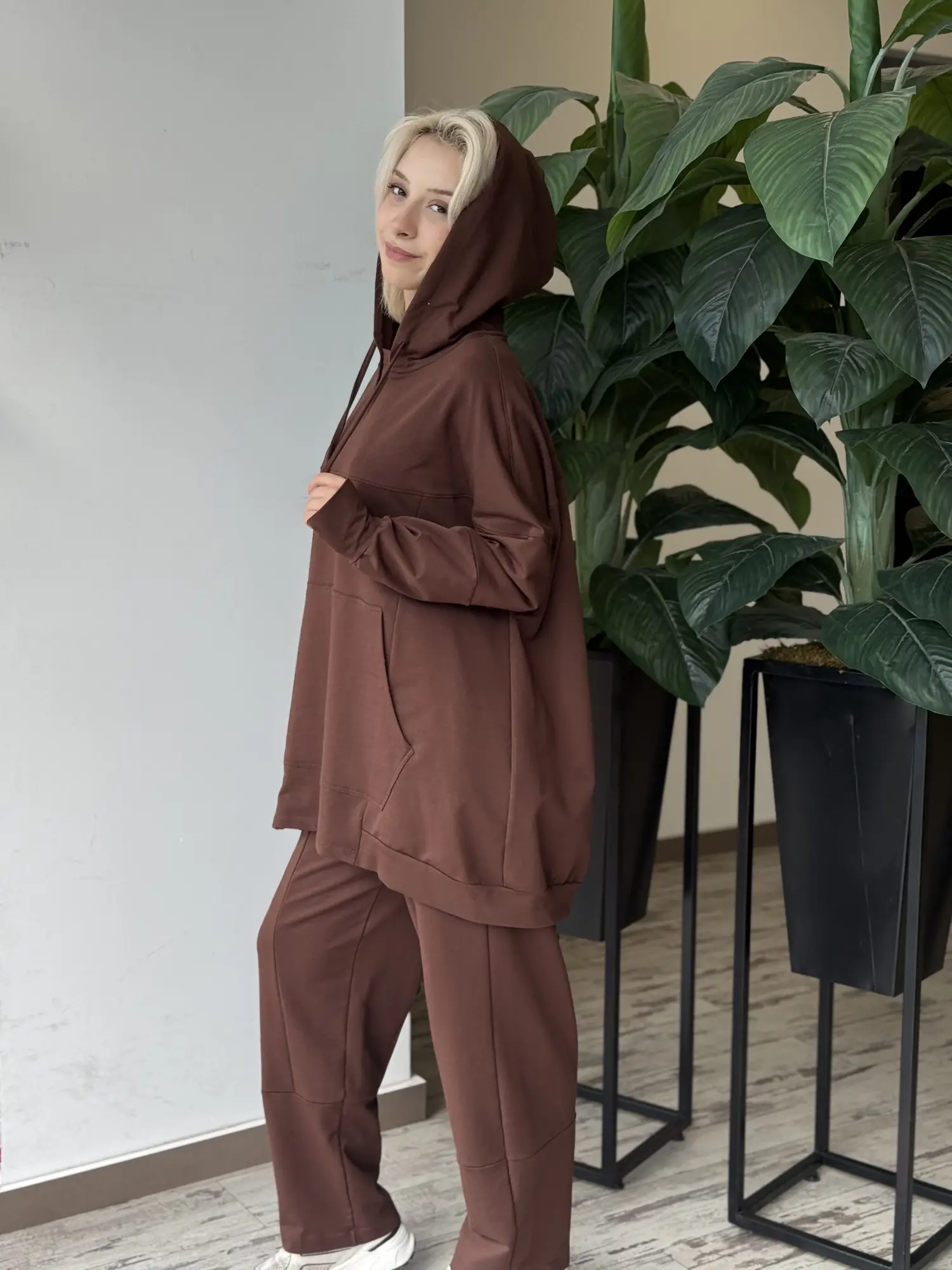 Almarwah Spor Dikiş Detaylı Sweat Pantolon Takım ALL3000
