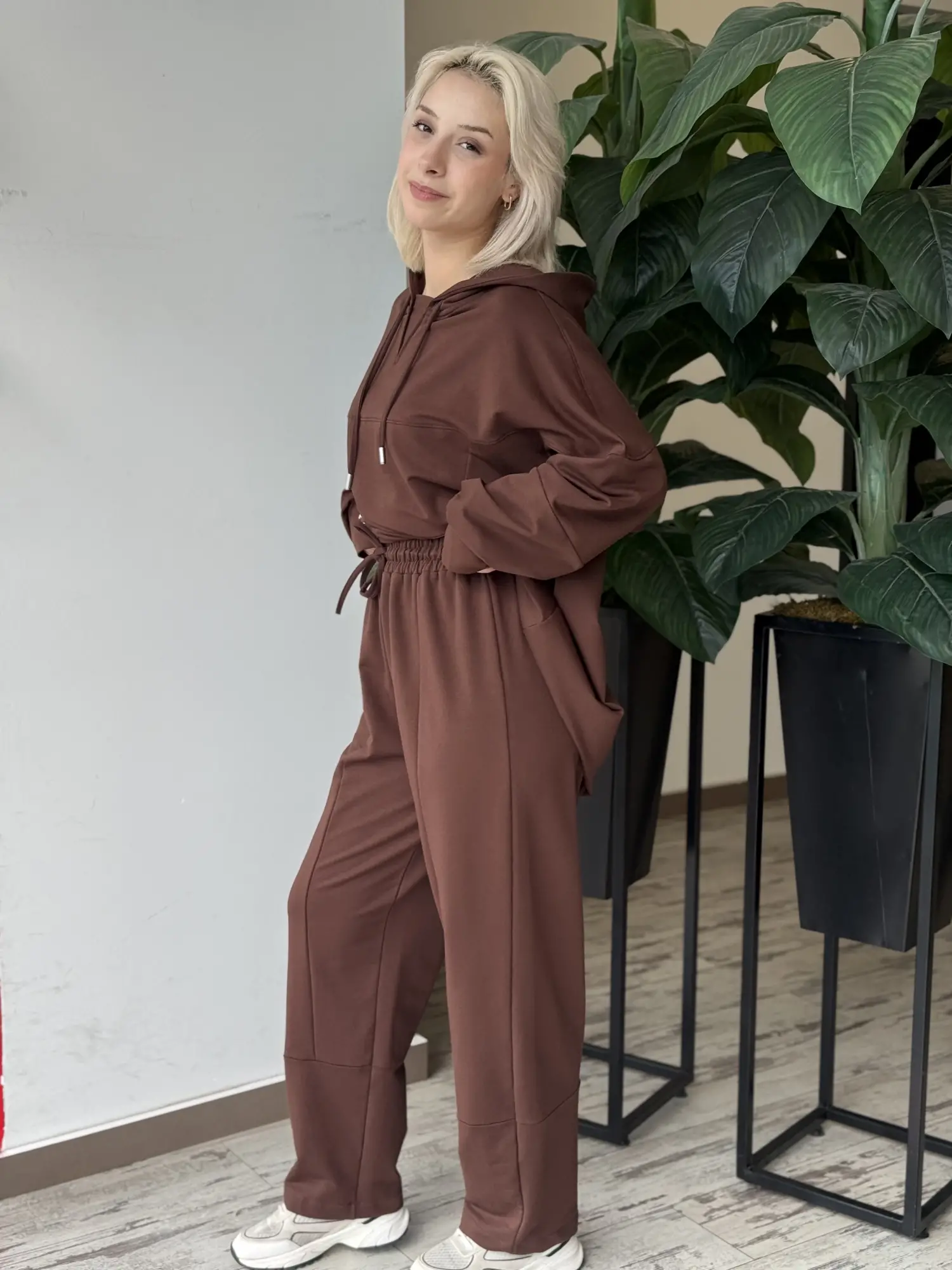 Almarwah Spor Dikiş Detaylı Sweat Pantolon Takım ALL3000