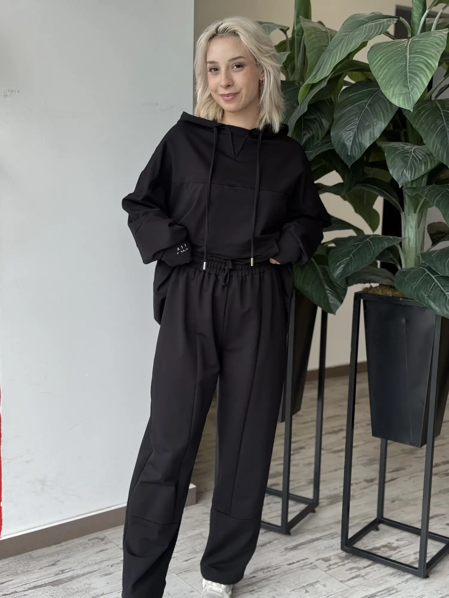Almarwah Spor Dikiş Detaylı Sweat Pantolon Takım ALL3000
