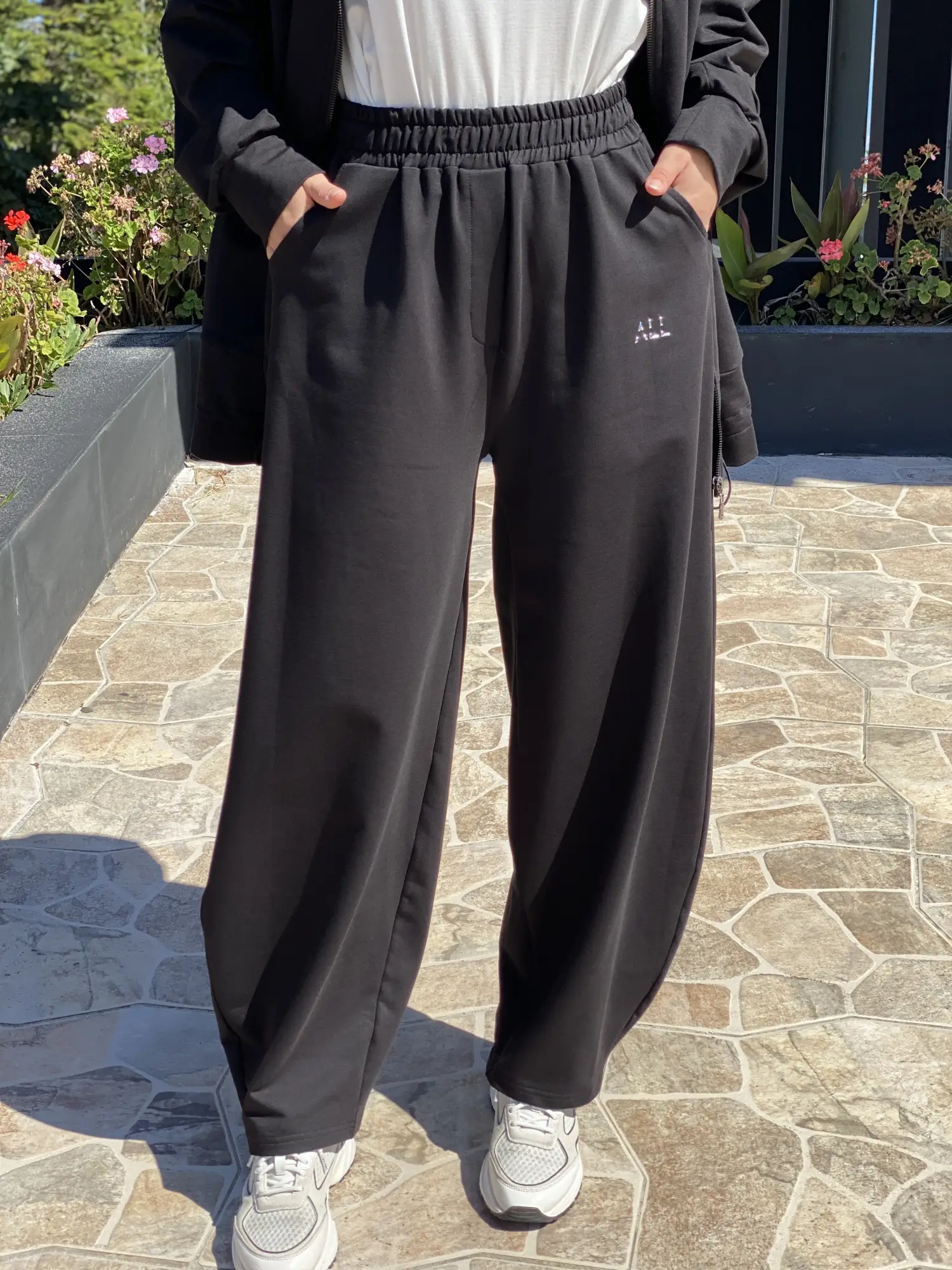 Almarwah Beli Lastikli Rahat Barrel Pantolon ALL9006