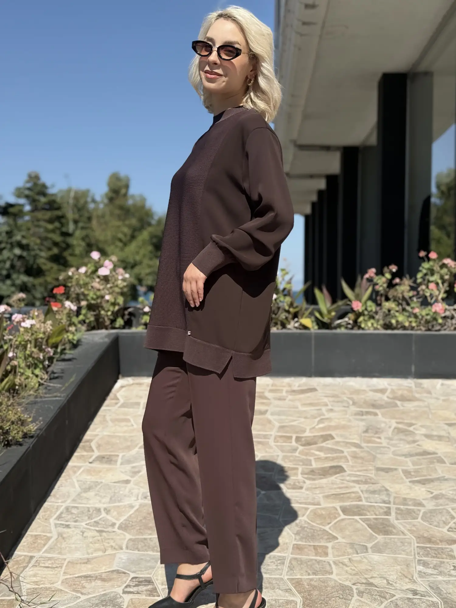 Ghisa Önü Triko Detaylı Ribanalı Tunik G4477K