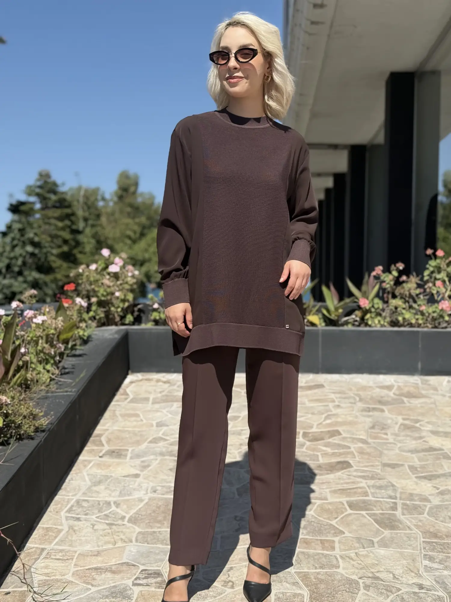 Ghisa Önü Triko Detaylı Ribanalı Tunik G4477K