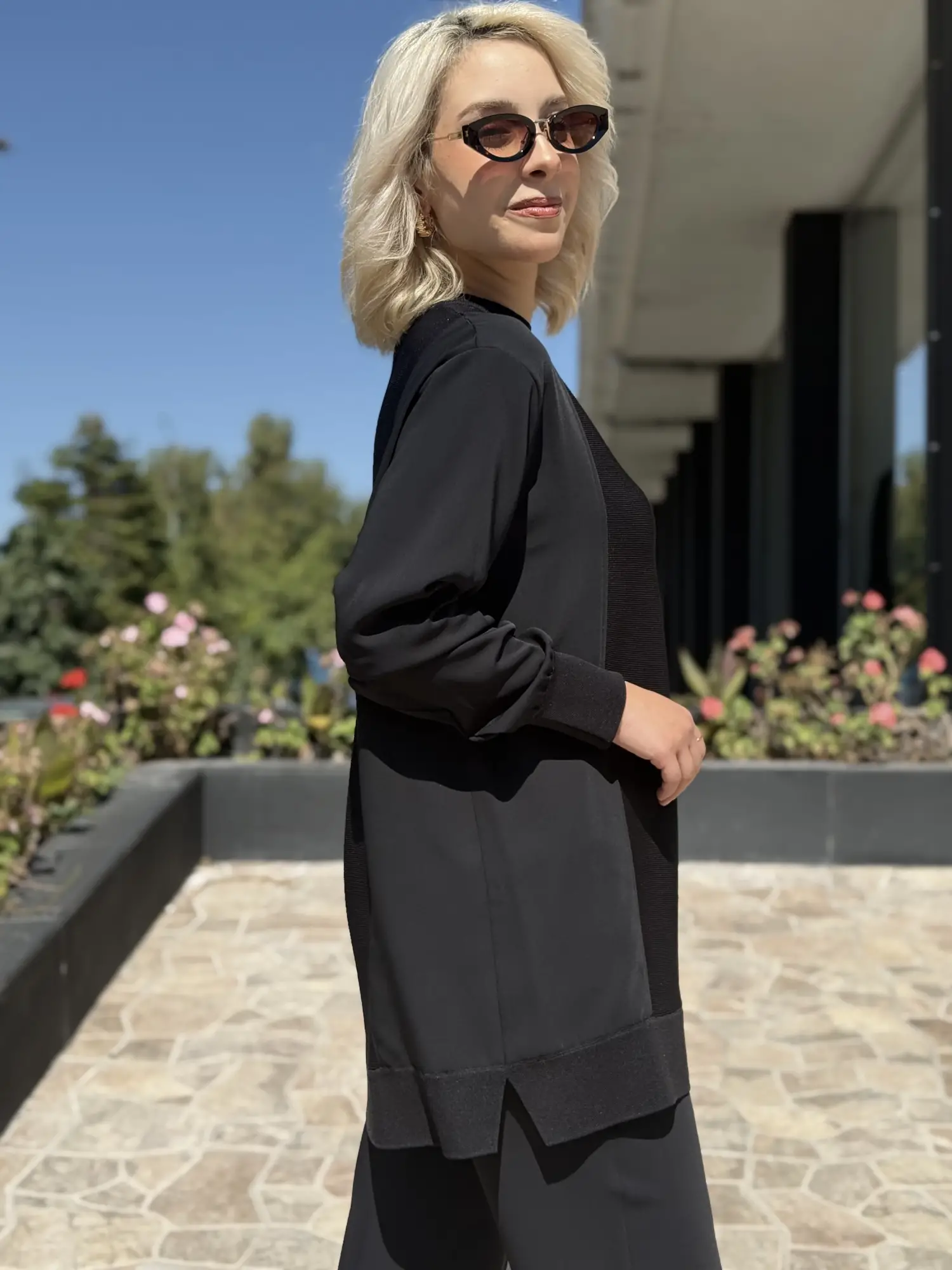 Ghisa Önü Triko Detaylı Ribanalı Tunik G4477K
