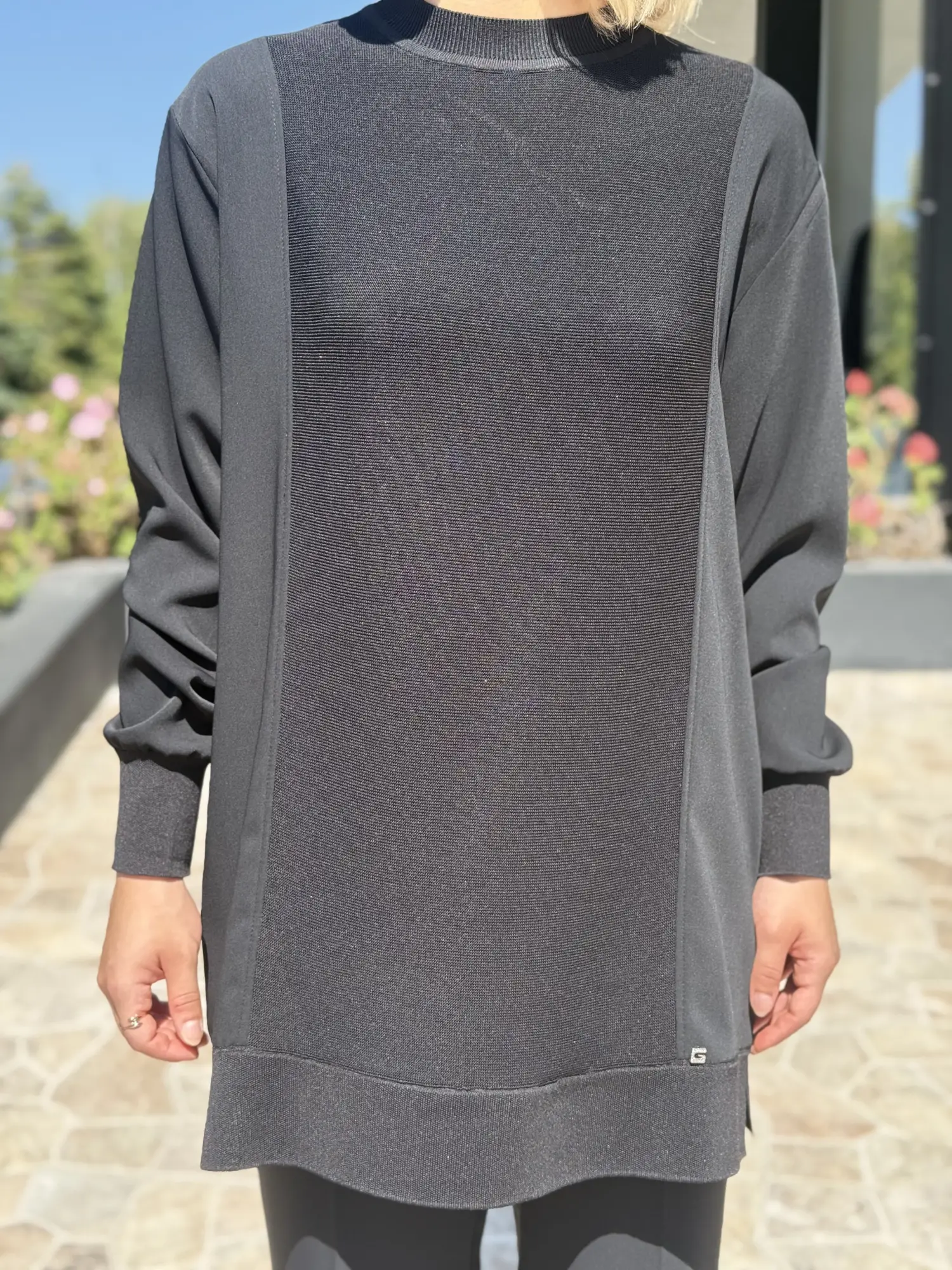 Ghisa Önü Triko Detaylı Ribanalı Tunik G4477K