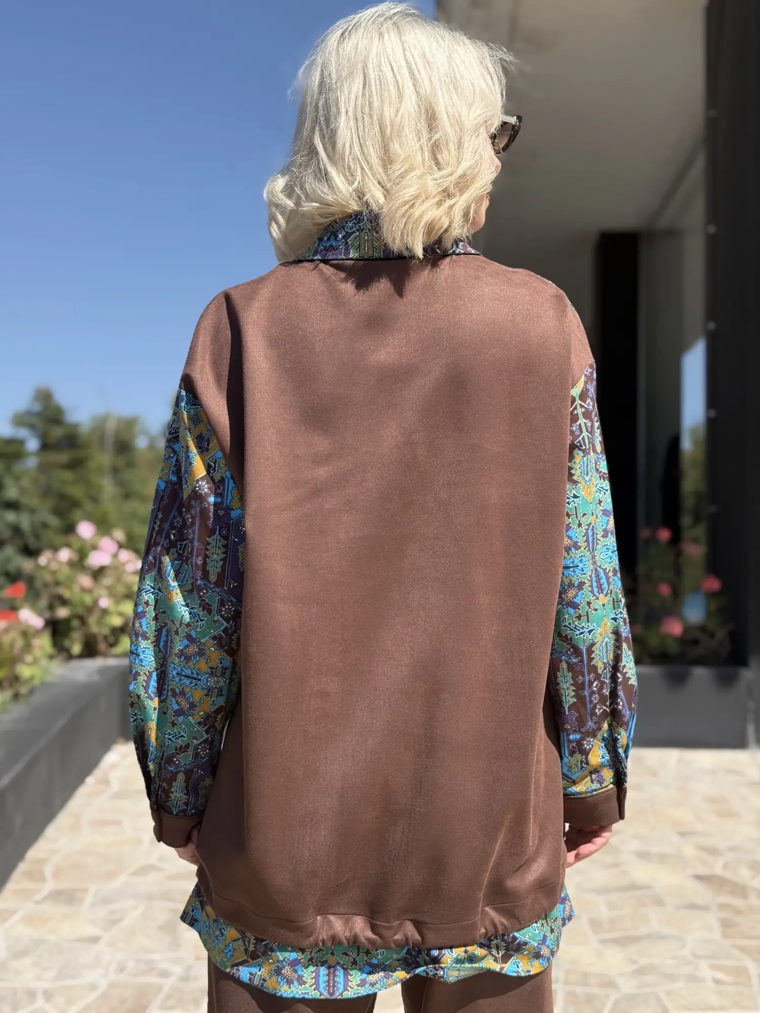 Ghisa Etnik Desenli Biye Detaylı Ceket Pantolon Takım G9206