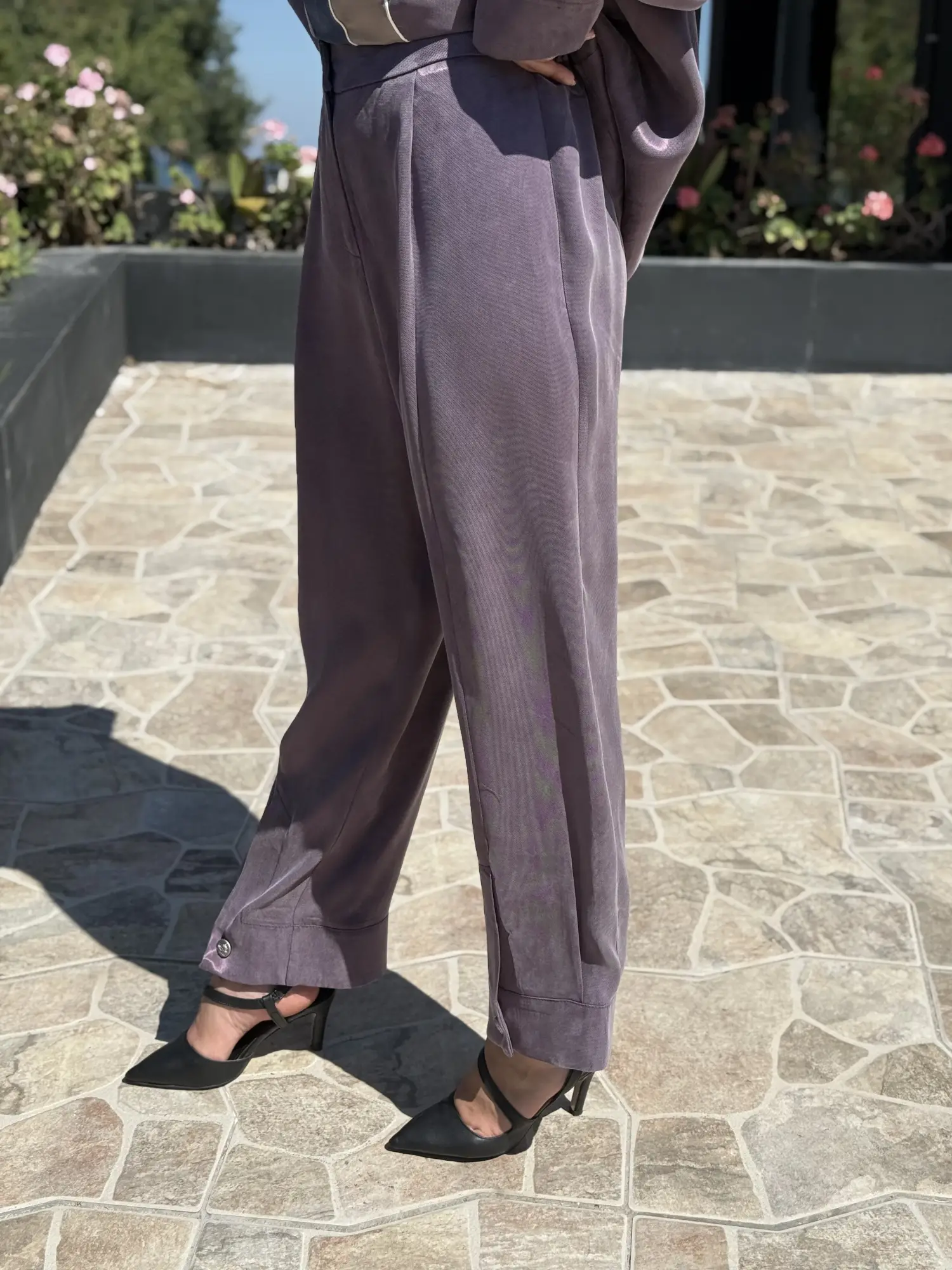 Ghisa Renk Kombinli Tunik Pantolon Takım G9412