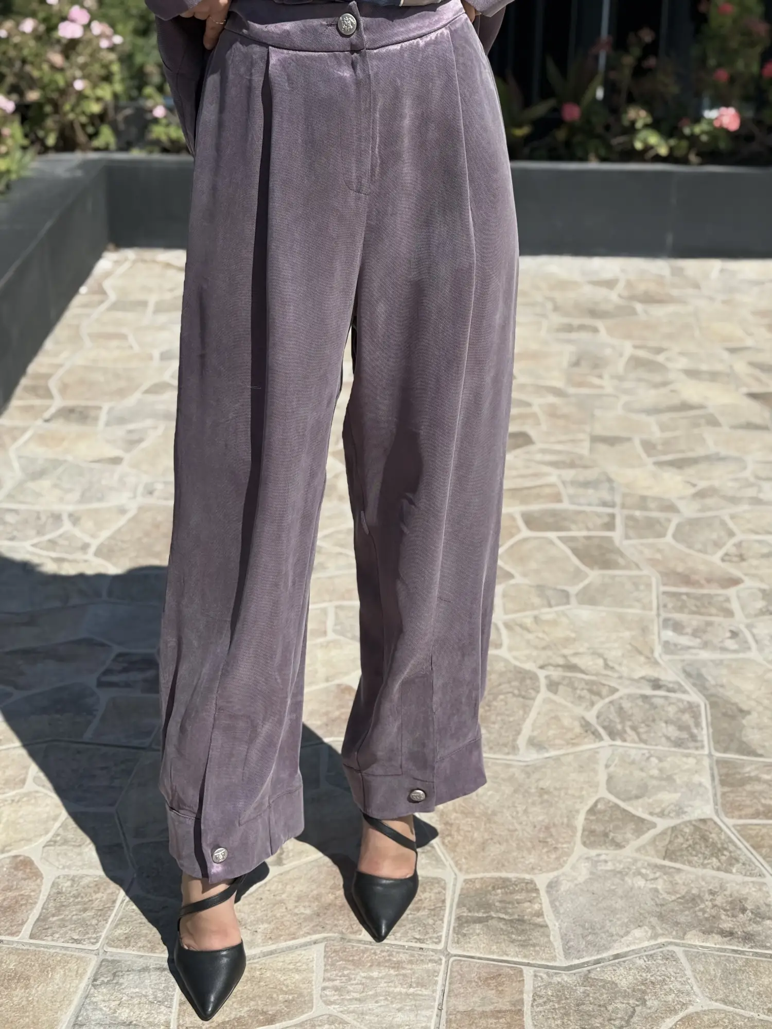 Ghisa Renk Kombinli Tunik Pantolon Takım G9412