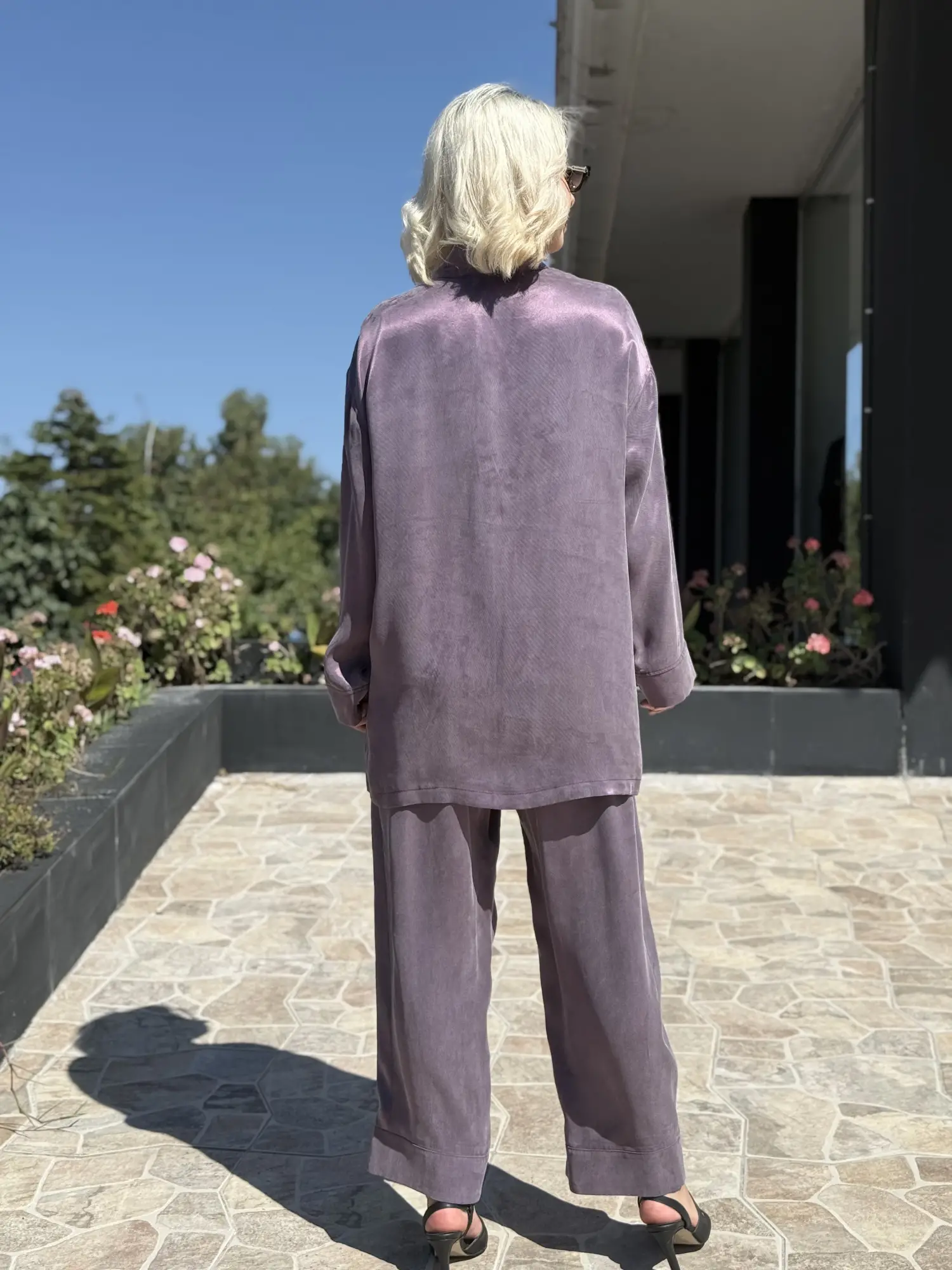 Ghisa Renk Kombinli Tunik Pantolon Takım G9412