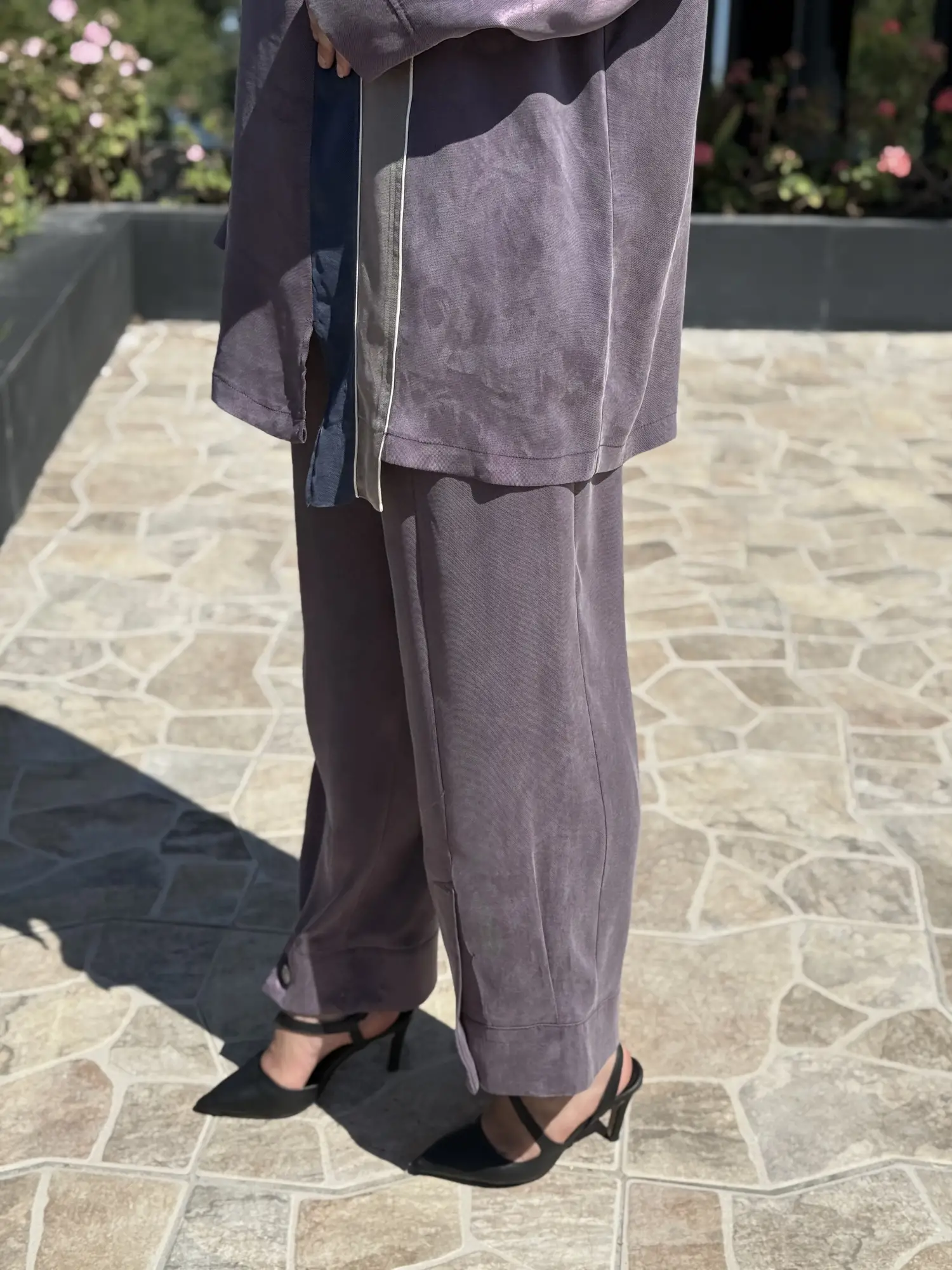 Ghisa Renk Kombinli Tunik Pantolon Takım G9412