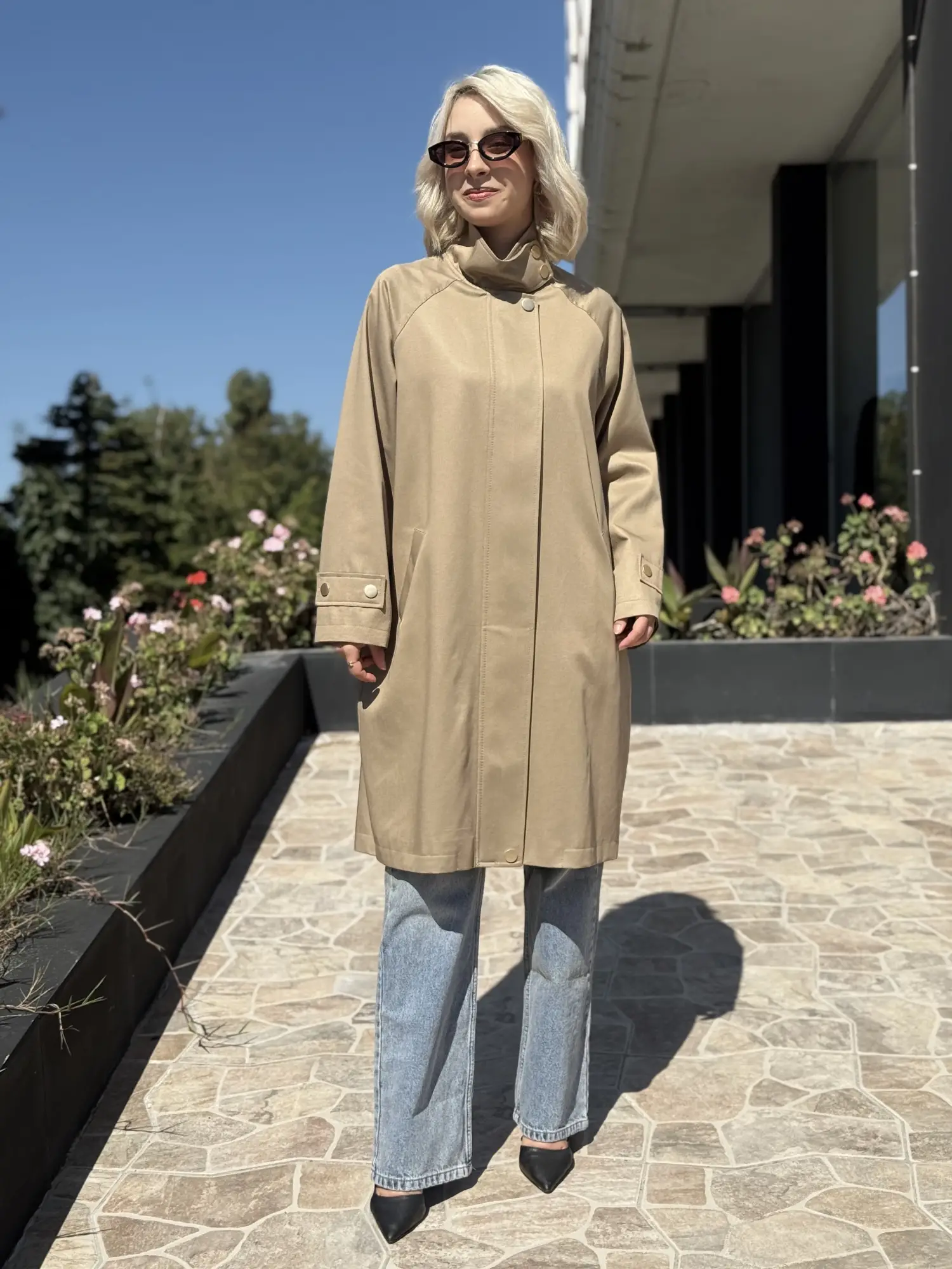 Ghisa Yüksek Yaka Kanvas Kap G2715
