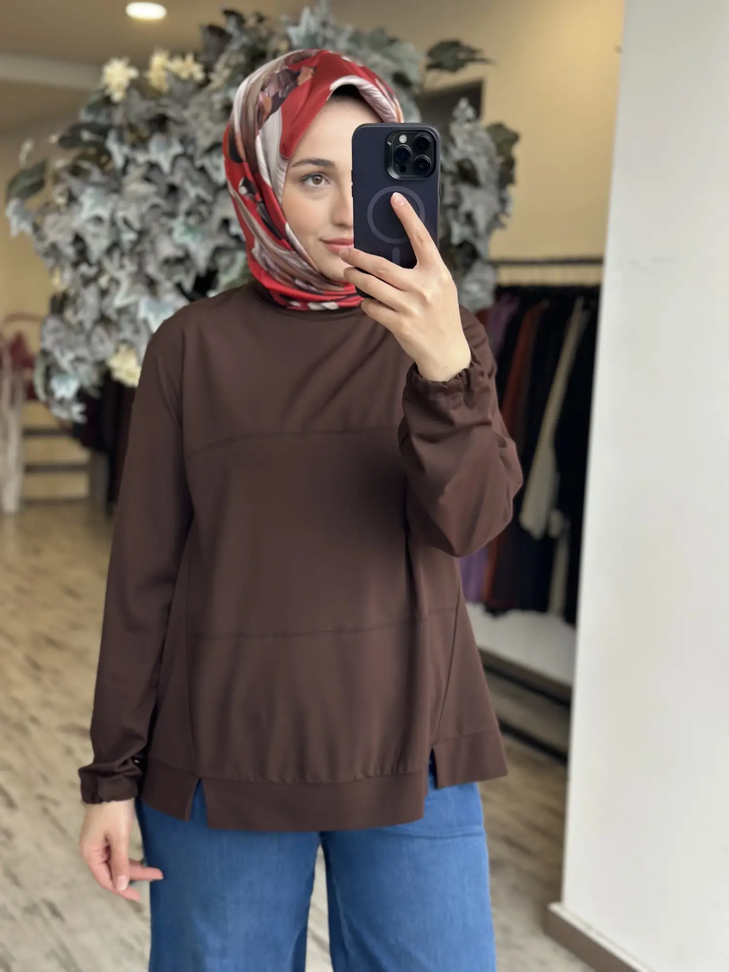 Misswhence Dikiş Detaylı Modal Penye Bluz 39028