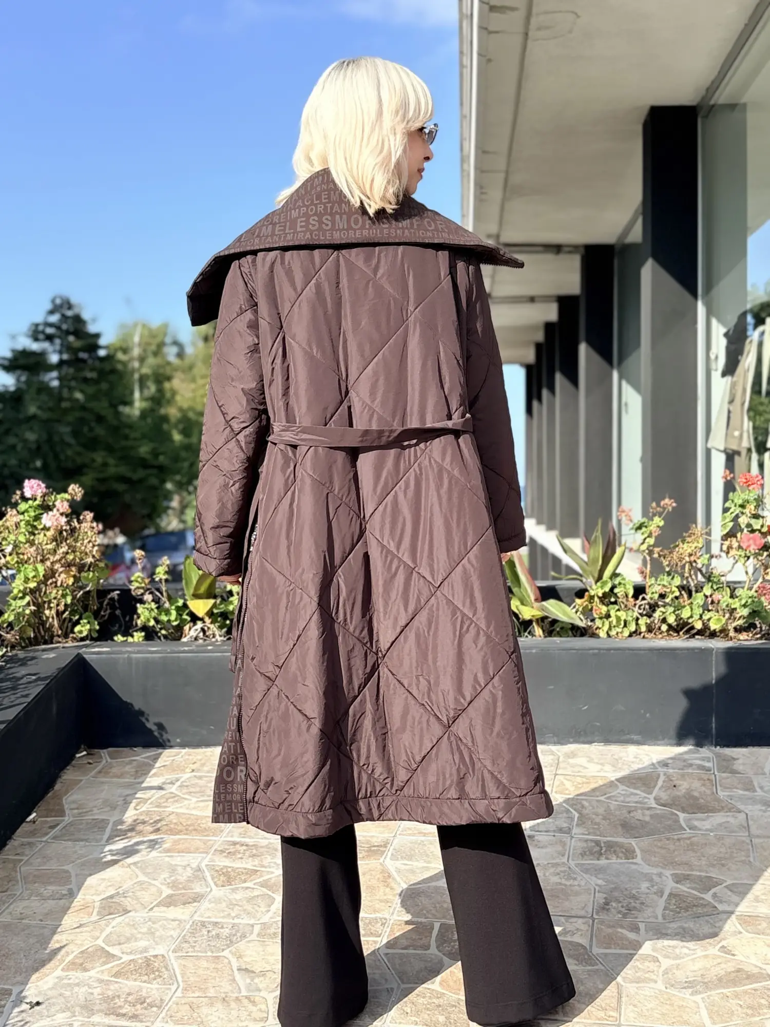 Misswhence Fermuar ve Dikiş Detaylı Şişme Mont 40536
