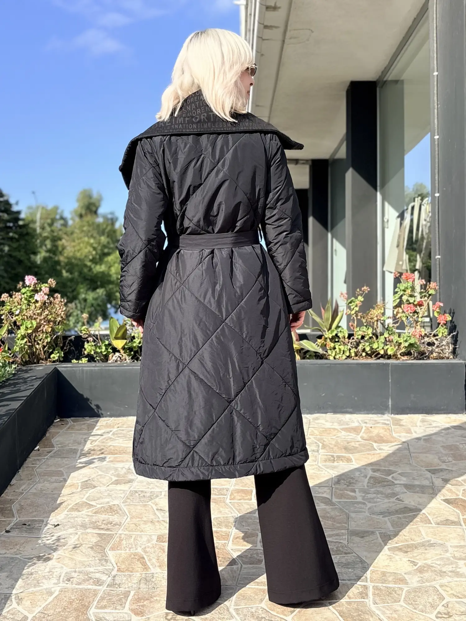 Misswhence Fermuar ve Dikiş Detaylı Şişme Mont 40536